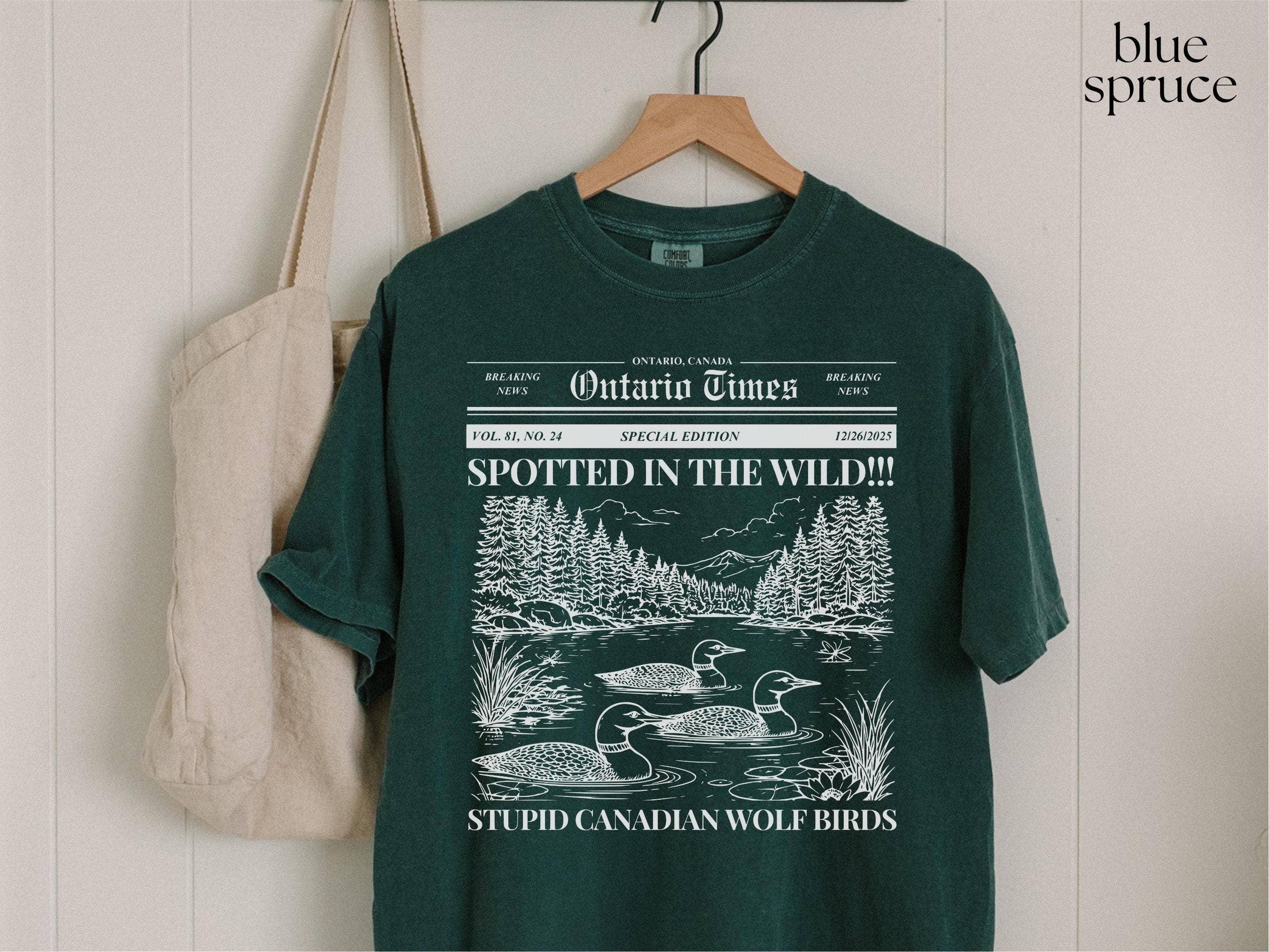 Canadian Wolf Bird Shirt - Heated Rivalry Inspired Merch Hoodie, Sweatshirt | PodTeesHub.com