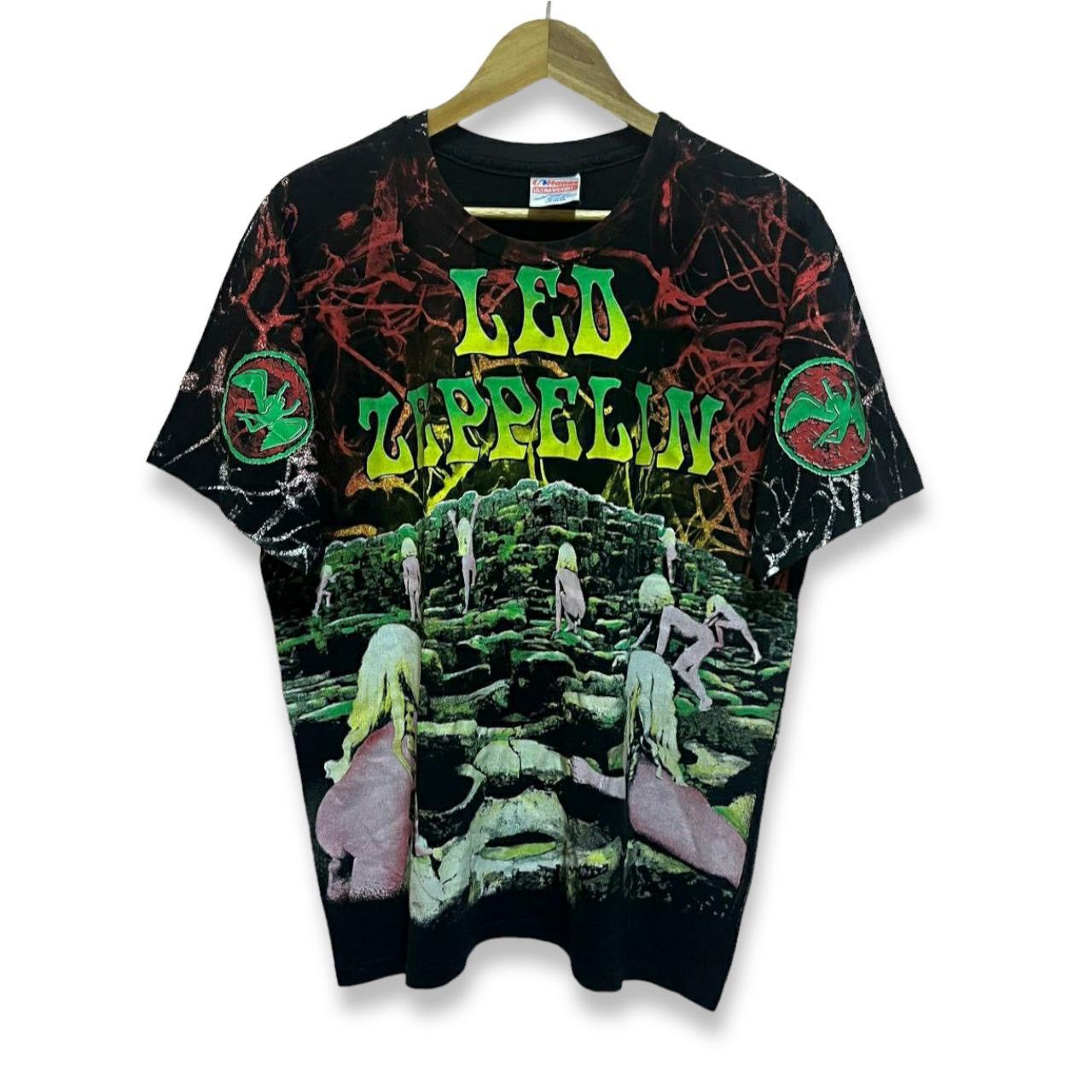 Led Zeppelin X Vintage Vintage 1992 Led Zeppelin Houses Of The Holy All Over Print T-Shirts, Hoodie, Sweatshirt