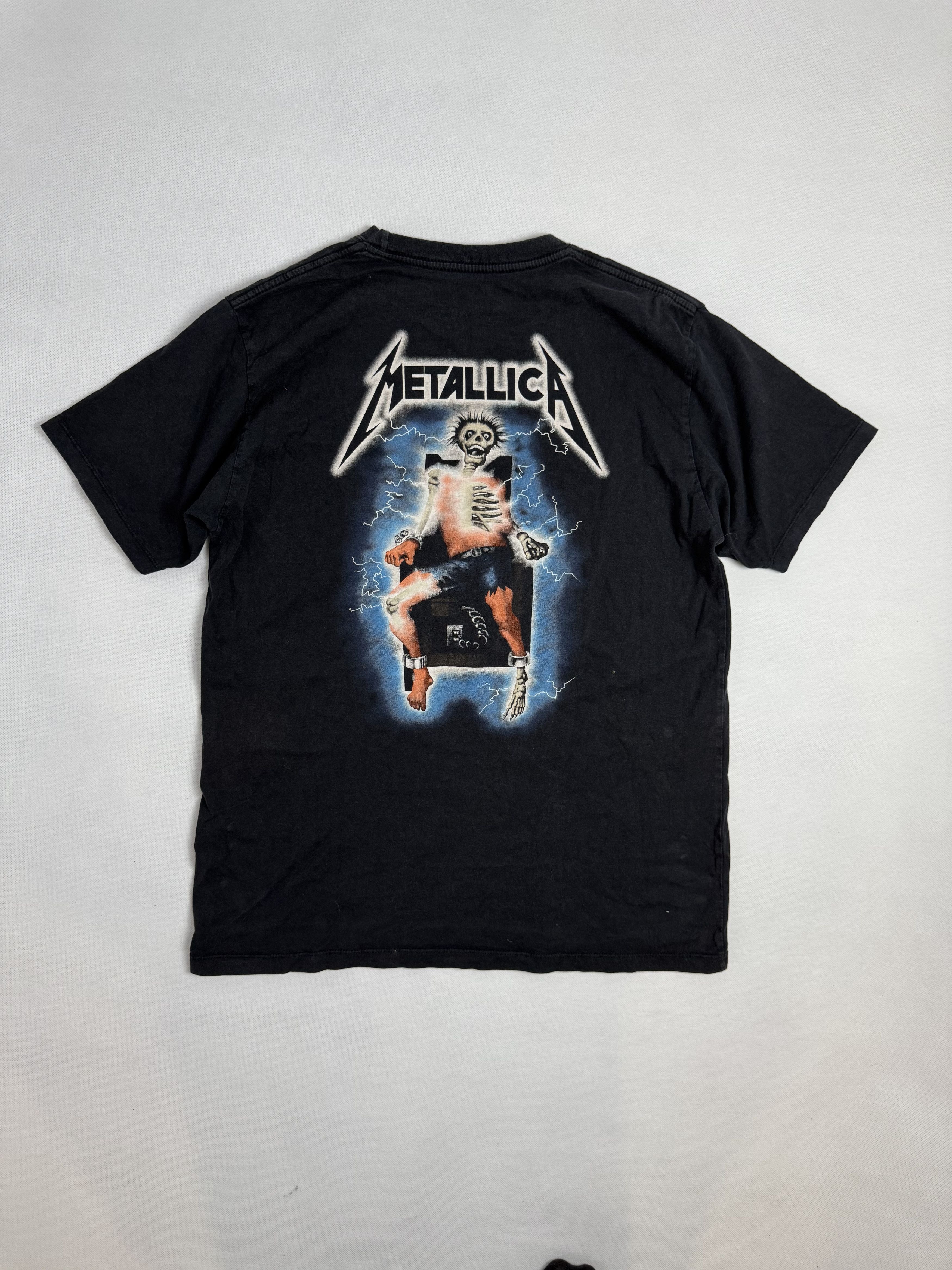 Vintage Metallica Ride The Lightning 90 S Tee T Shirts Hoodie, Sweatshirt | PodTeesHub.com