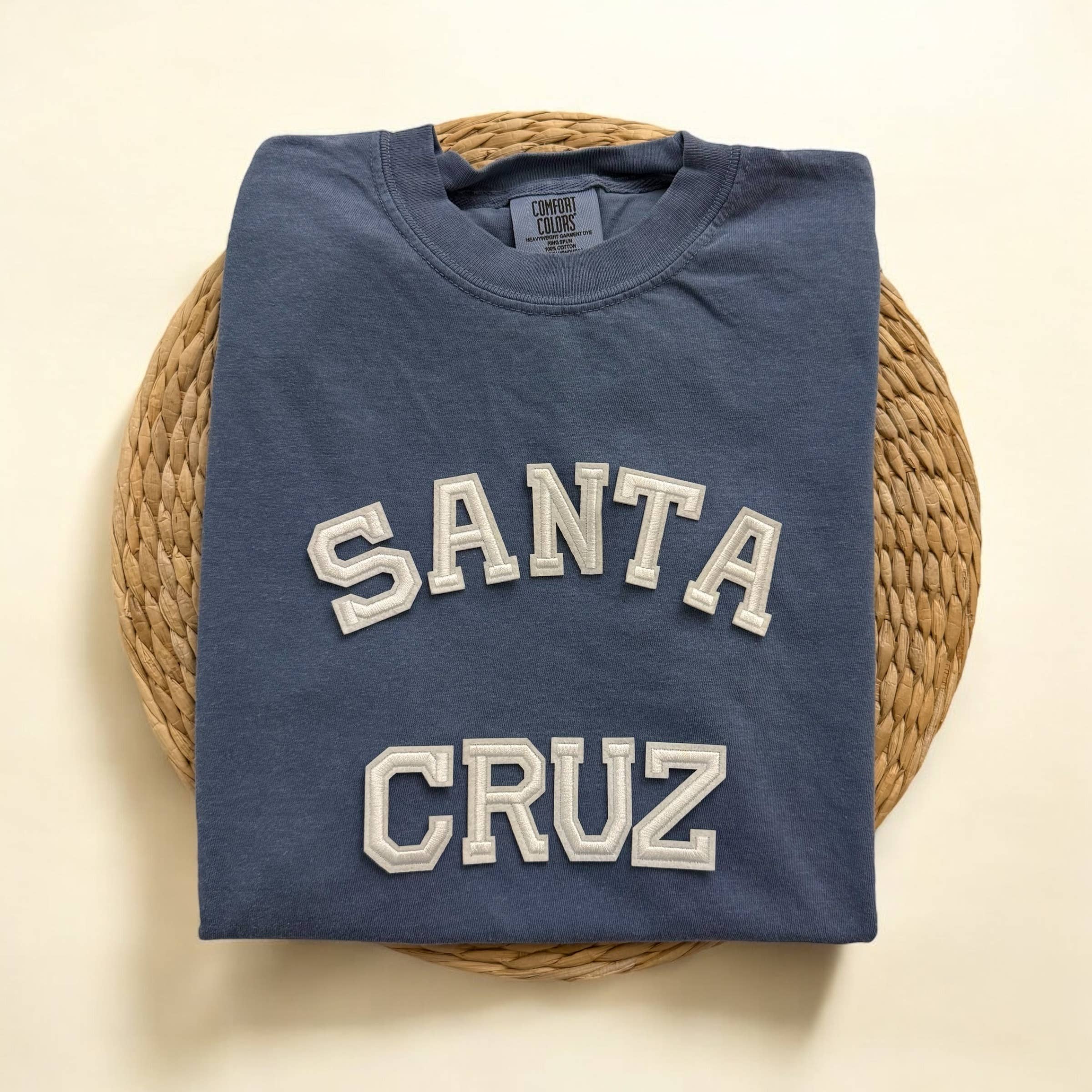 Comfort Colors Santa Cruz California Short Sleeve Shirt Hoodie, Sweatshirt | PodTeesHub.com