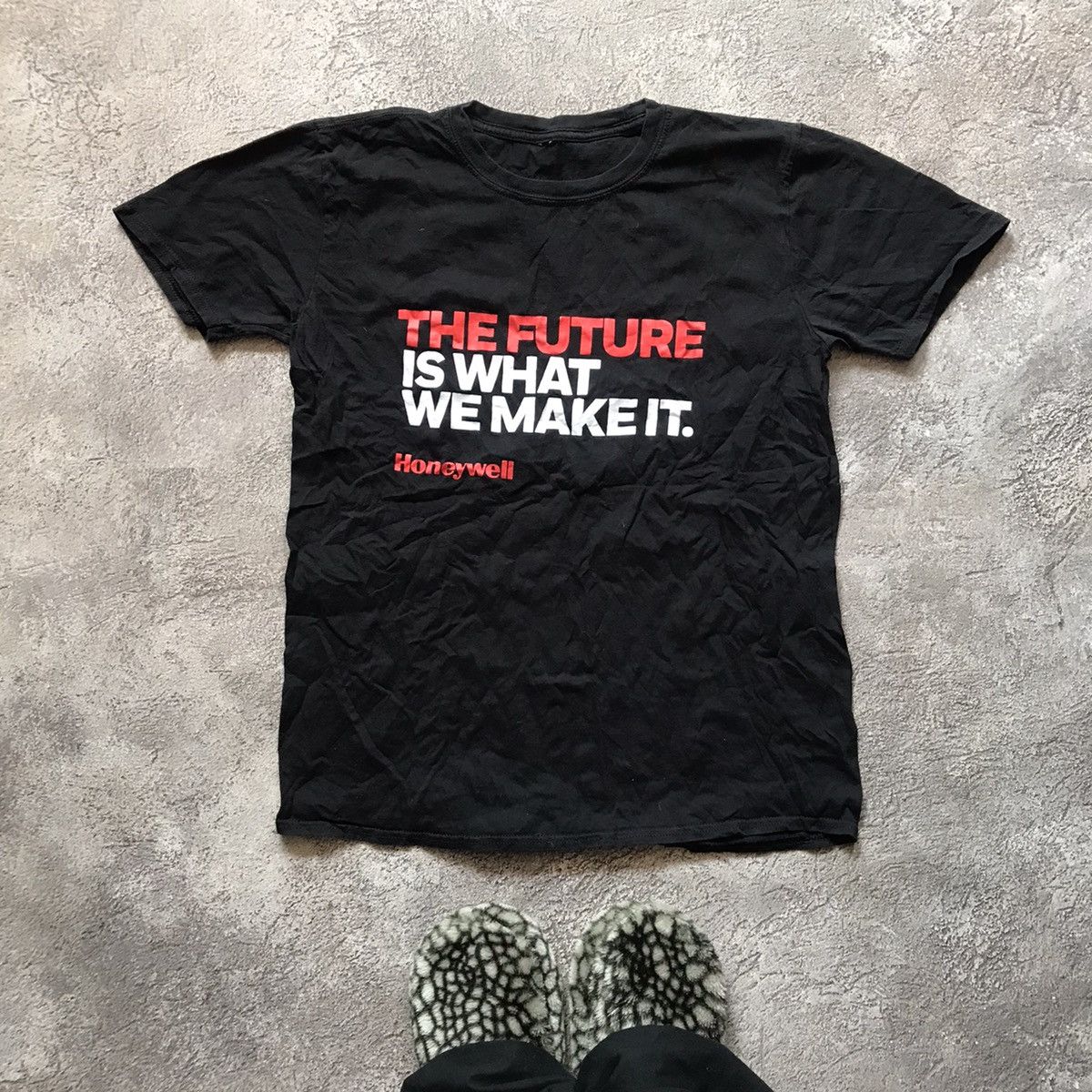 Vintage Adult The Future Is What We Make It Slogan Funny Tee Hoodie, Sweatshirt | PodTeesHub.com