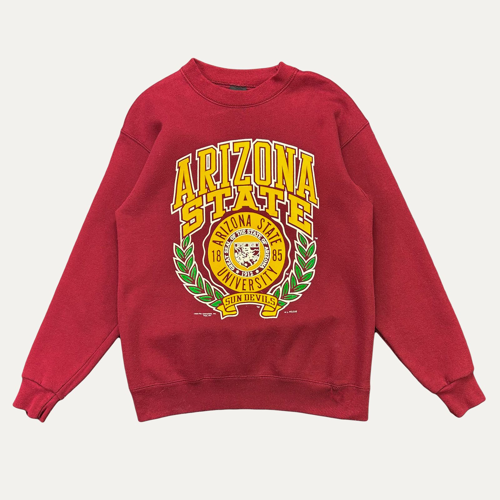 Vintage 1989 Arizona State University Crewneck Sweatshirt T-Shirts, Hoodie | PodTeesHub.com