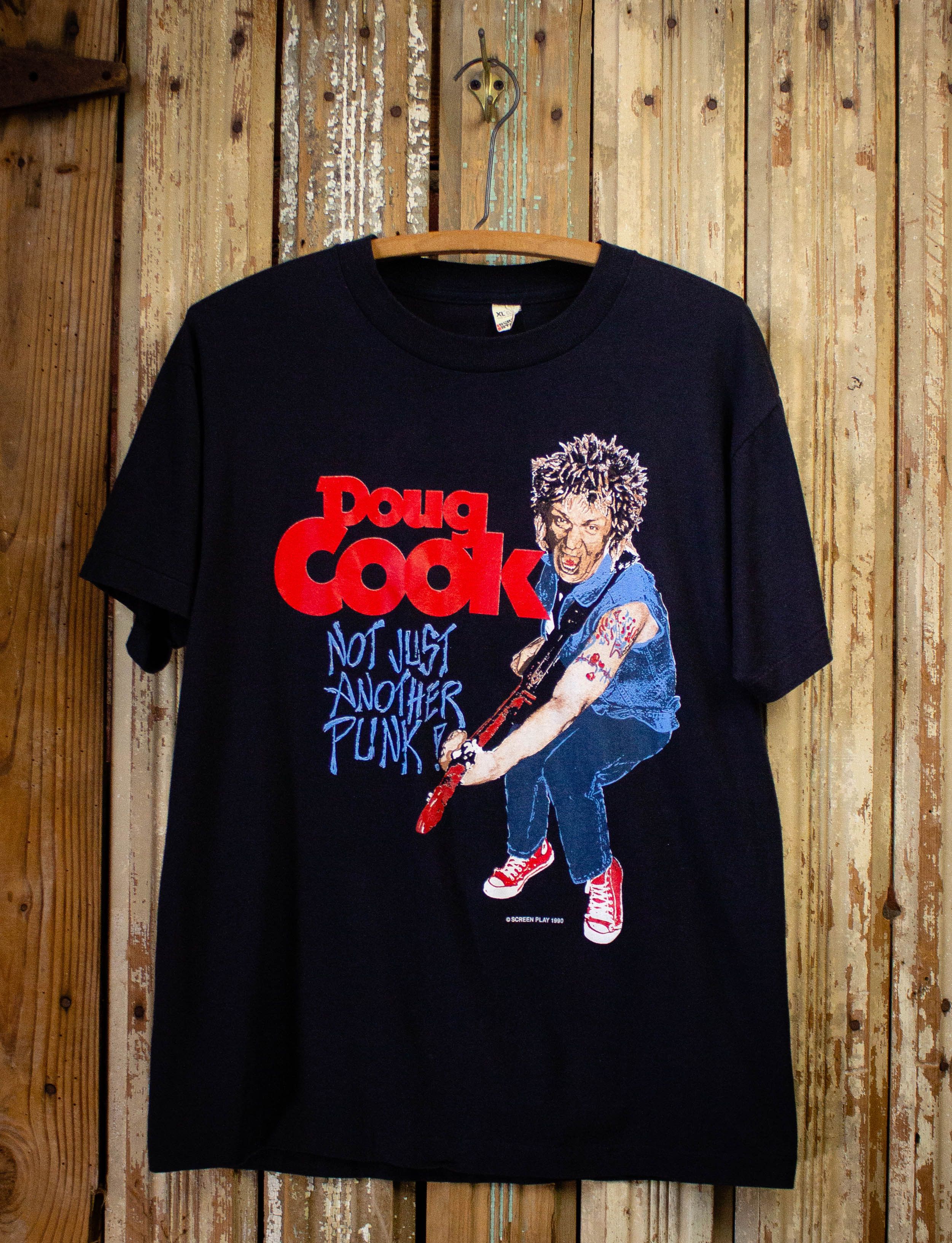 Vintage Doug Cook Not Just Another Punk Concert T Shirt 1990 Hoodie, Sweatshirt | PodTeesHub.com