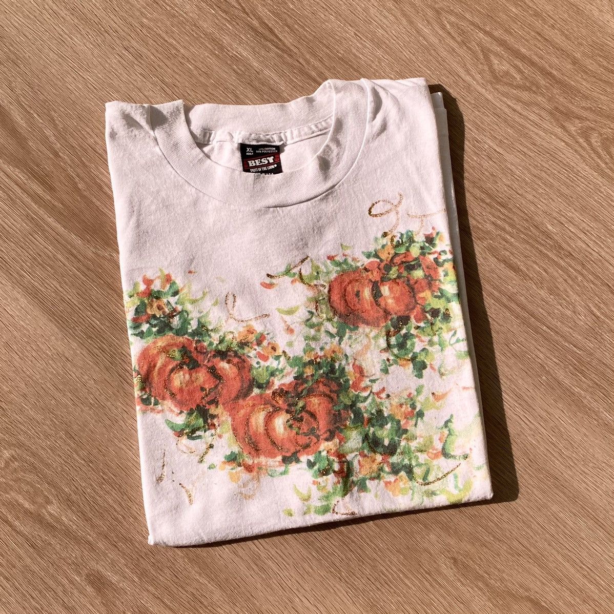 Vintage 90s Fall Pumpkin T Shirt Ddp No Import Fees Hoodie, Sweatshirt | PodTeesHub.com