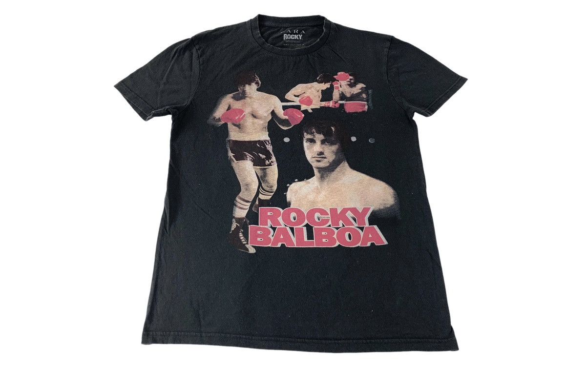 Zara Rocky Balboa Ii Sylvester Stallone Film Movie Printed Tee Hoodie, Sweatshirt | PodTeesHub.com