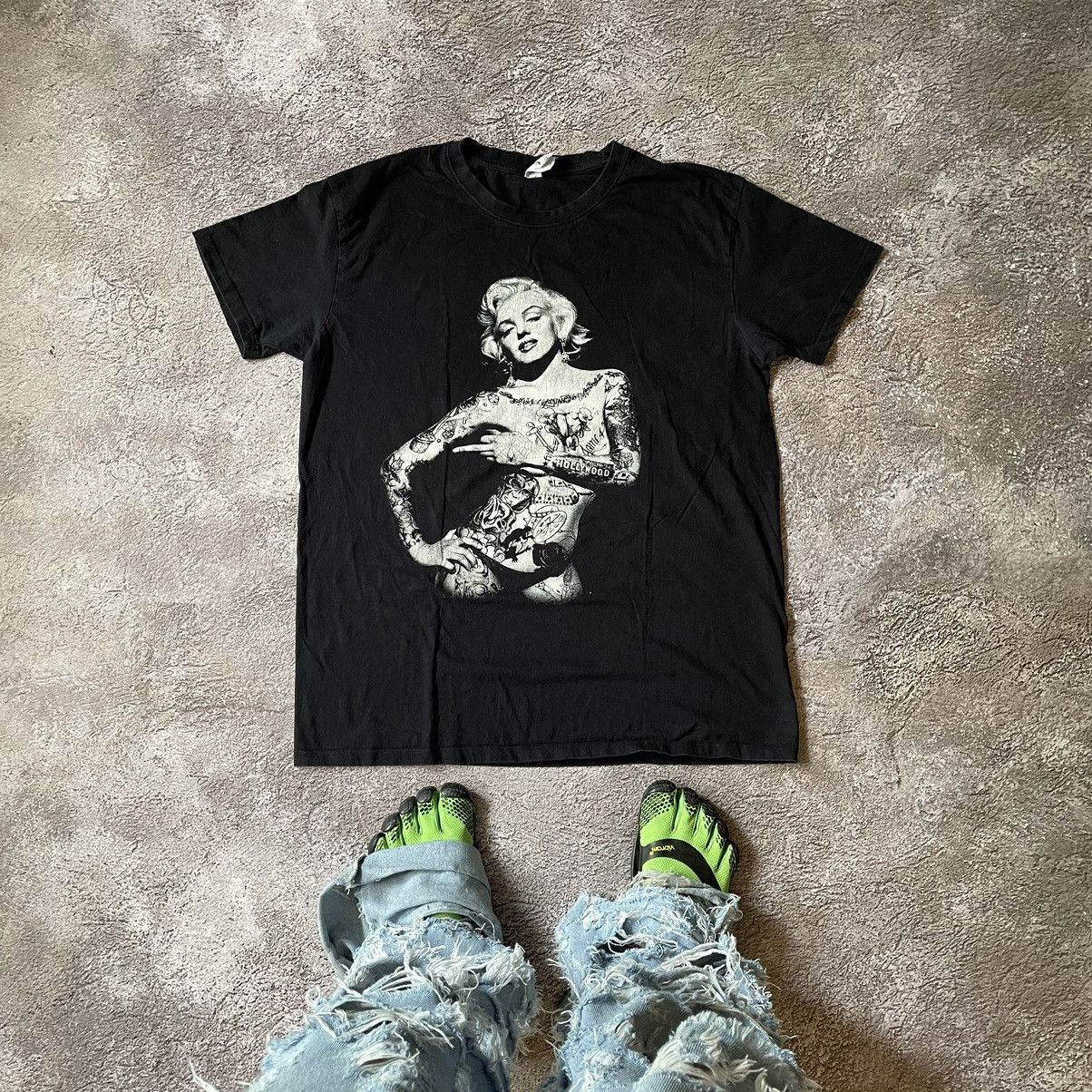 Vintage Y2k Adult Marilyn Monroe Sexy Tatoo Funny Buytee T-Shirts, Hoodie, Sweatshirt | PodTeesHub.com