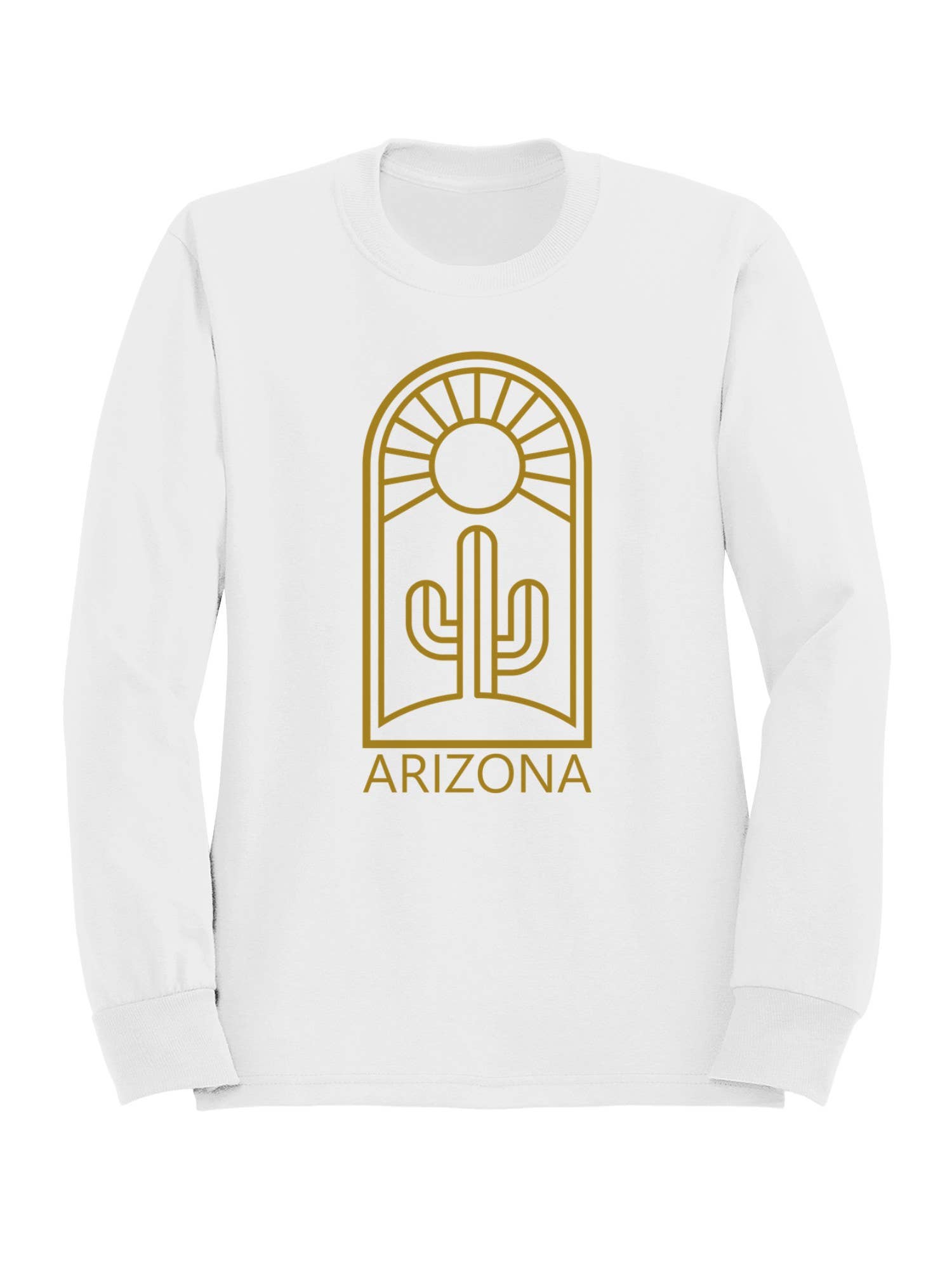 Arizona Sun Cactus Art Men's Sweatshirt T-Shirts, Hoodie | PodTeesHub.com