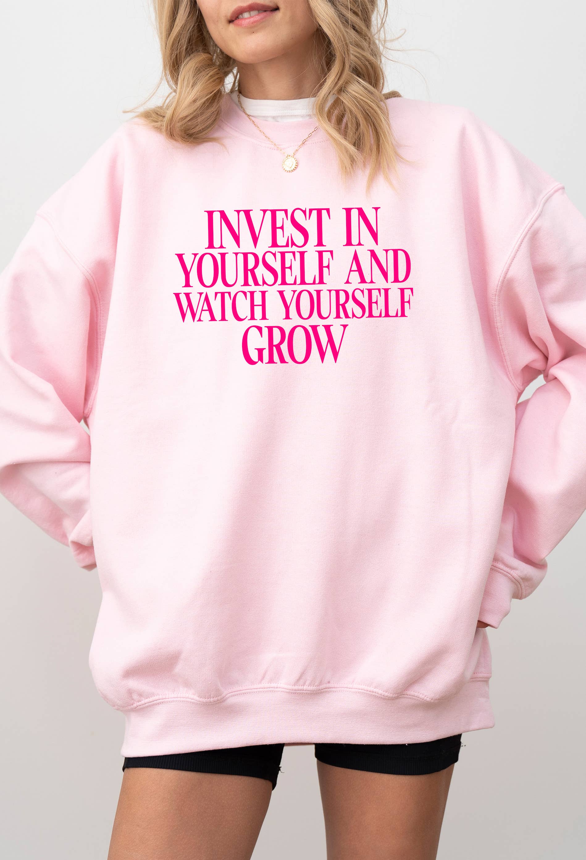 Invest in Yourself Graphic Sweater/Tee Hoodie, Sweatshirt | PodTeesHub.com