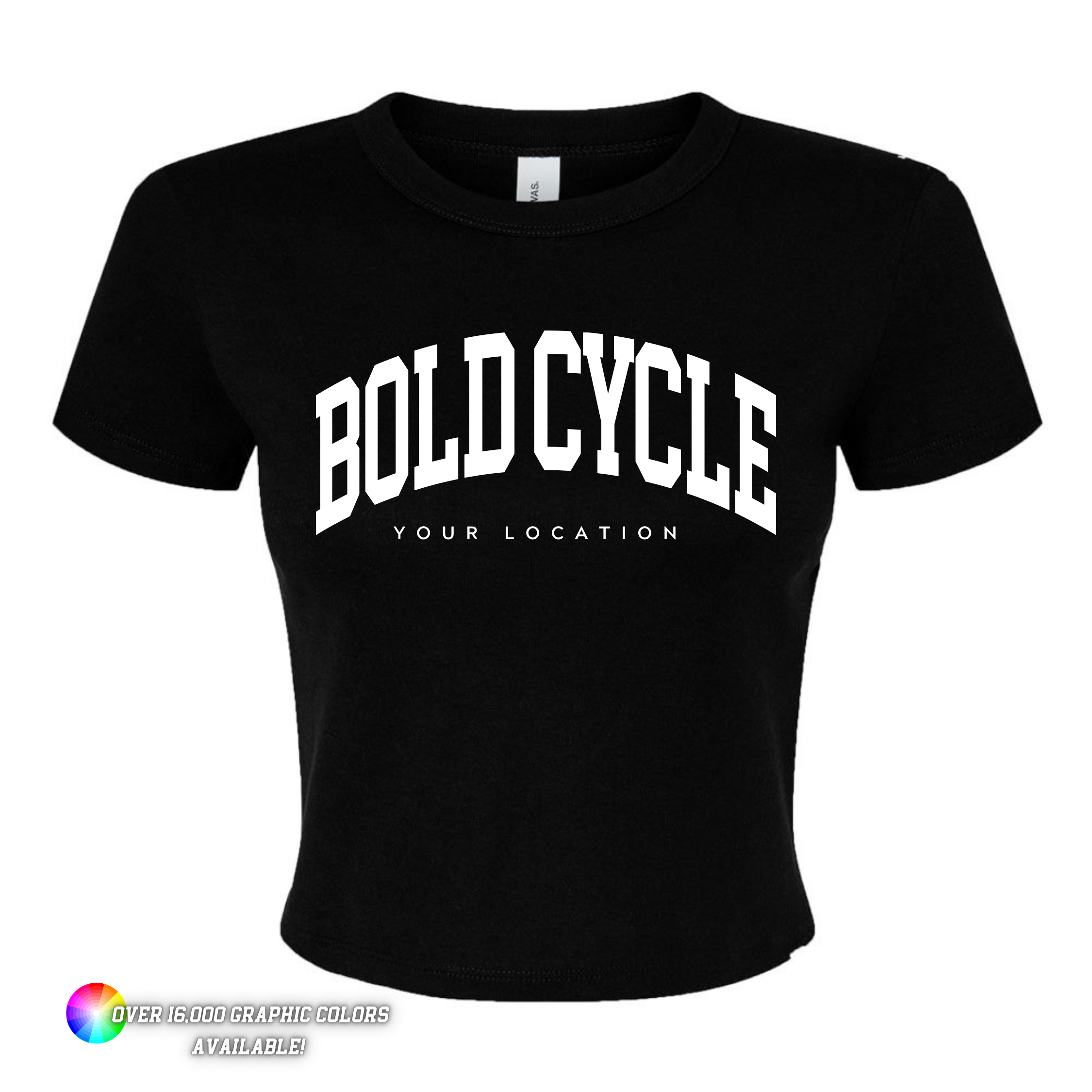 Custom Branded Logo Women's Micro Rib Short Sleeve Baby Tee Hoodie, Sweatshirt | PodTeesHub.com