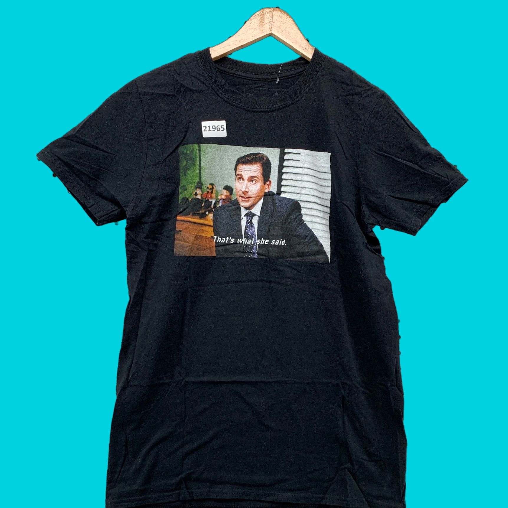 Vintage Office Shirt Black That S What She Said Medium 19x28 5 Funny Tv T-Shirts, Hoodie, Sweatshirt