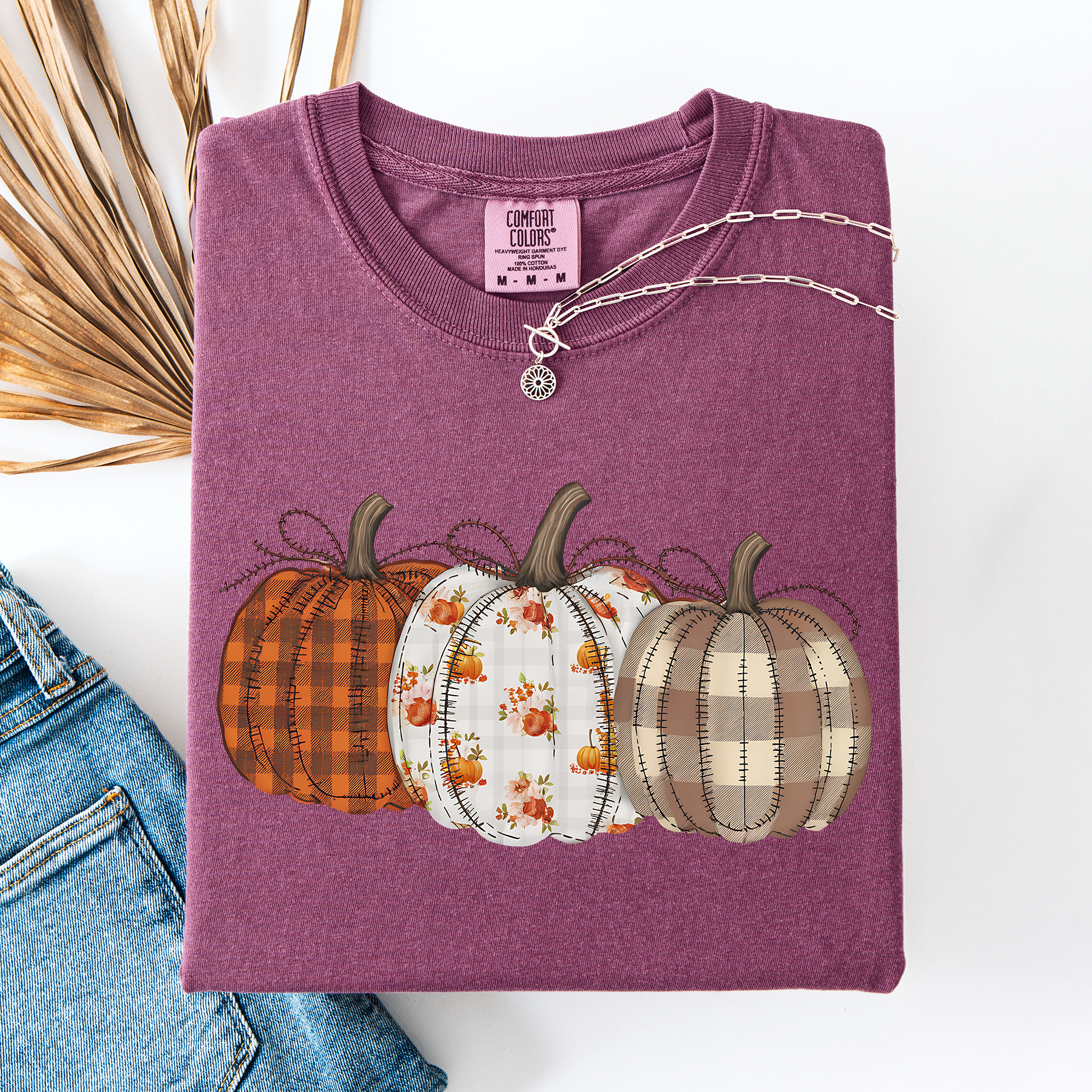 Cute Patterned Pumpkins, Halloween, Autumn, Fall, T-Shirt Hoodie, Sweatshirt | PodTeesHub.com