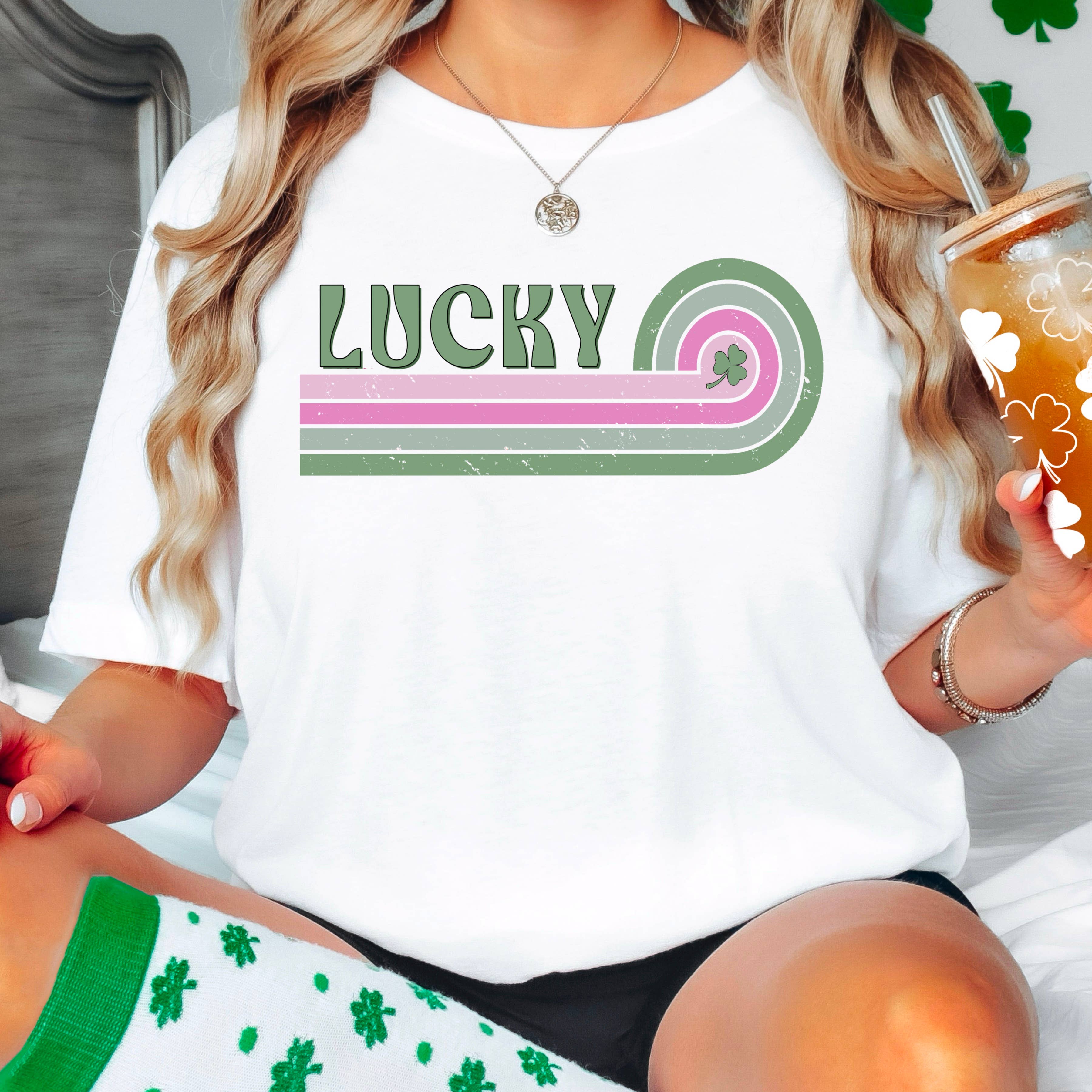 Lucky St. Patrick’S Day Graphic Tee | Comfort Colors Hoodie, Sweatshirt | PodTeesHub.com