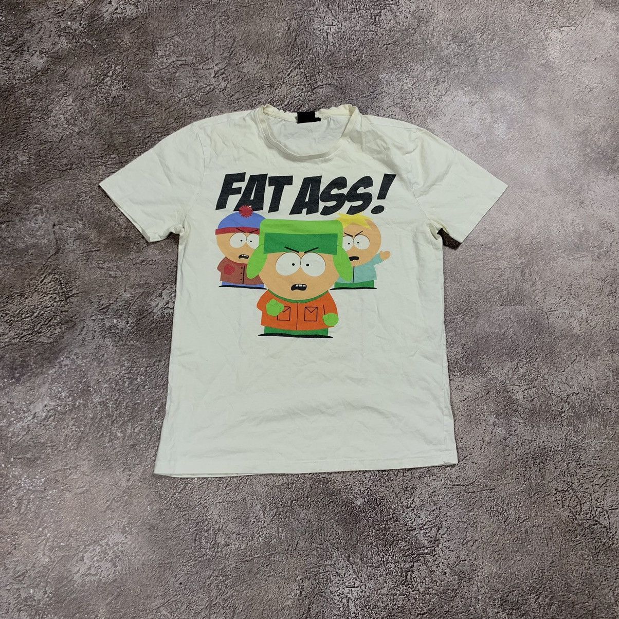 Vintage Y2k Adult South Park Fat Ass Logo Funny Slogan Tee Hoodie, Sweatshirt | PodTeesHub.com