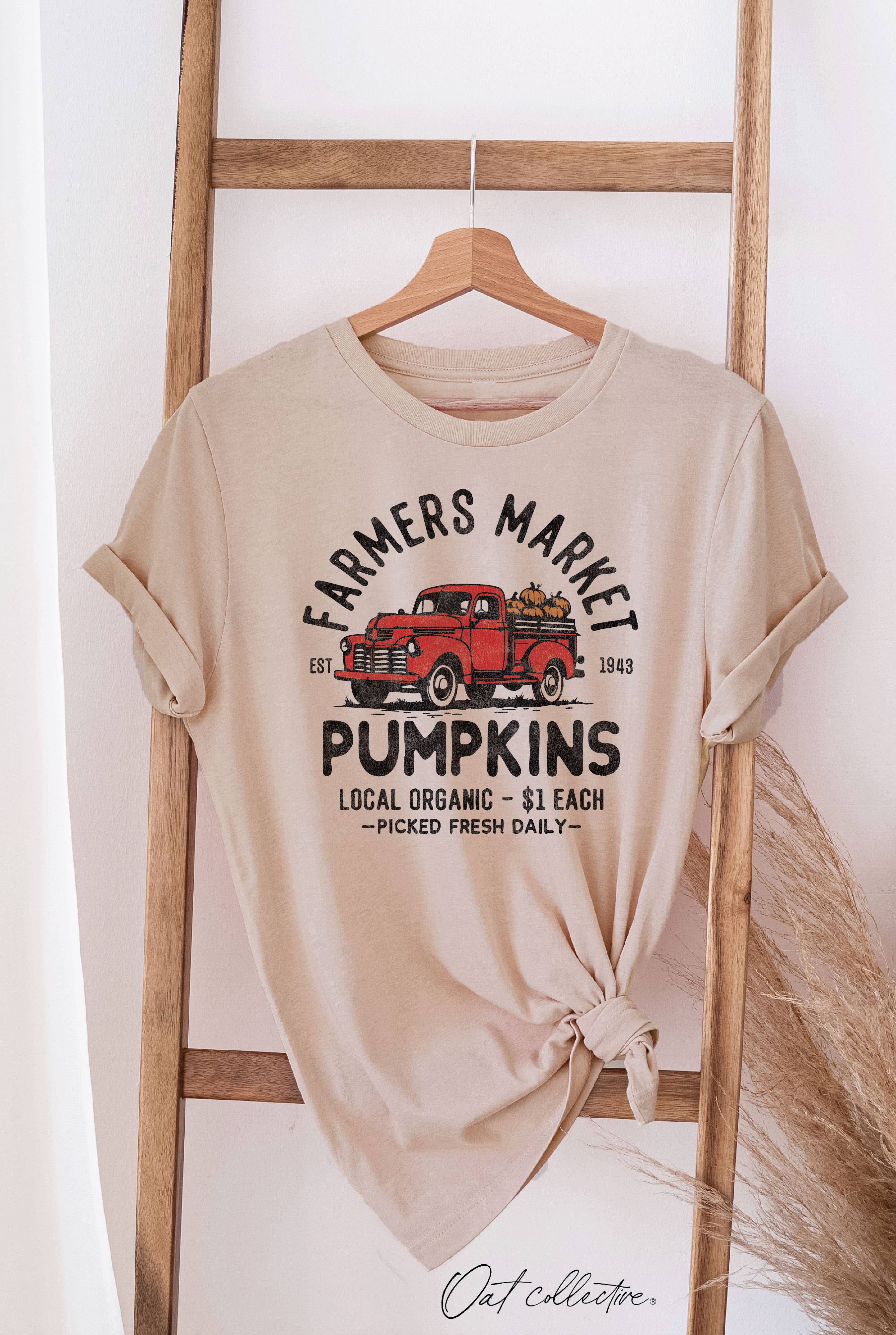 Farmers Market Pumpkins Graphic T-Shirt Hoodie, Sweatshirt | PodTeesHub.com