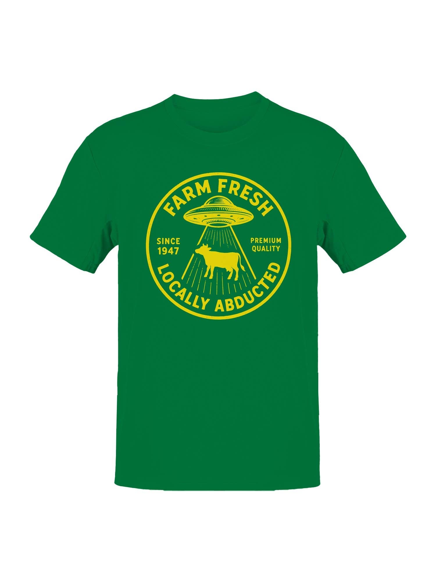 Locally Abducted Farm Fresh Design Men's T-Shirt Hoodie, Sweatshirt | PodTeesHub.com