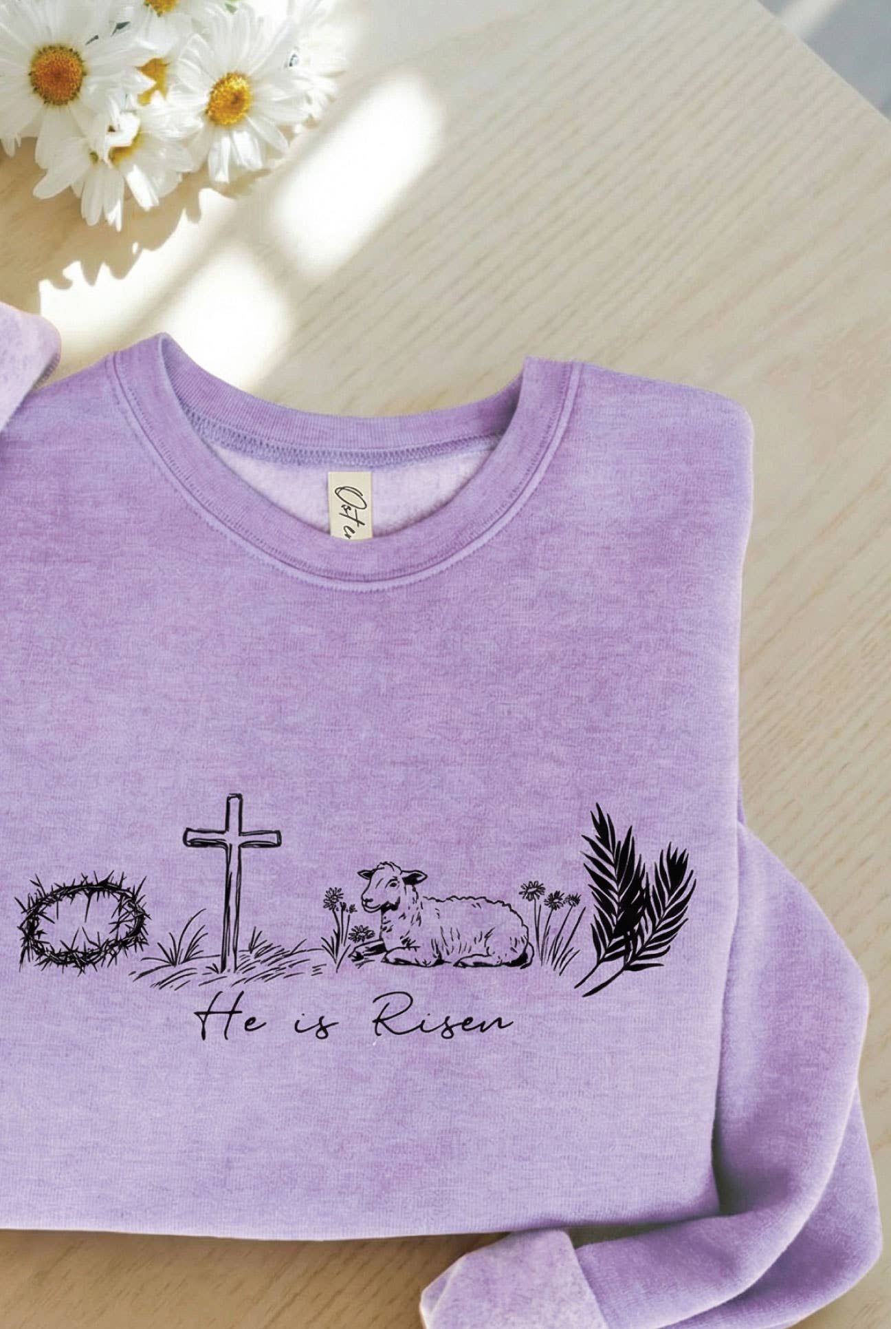 He Is Risen Icons Graphic Sweatshirt T-Shirts, Hoodie | PodTeesHub.com
