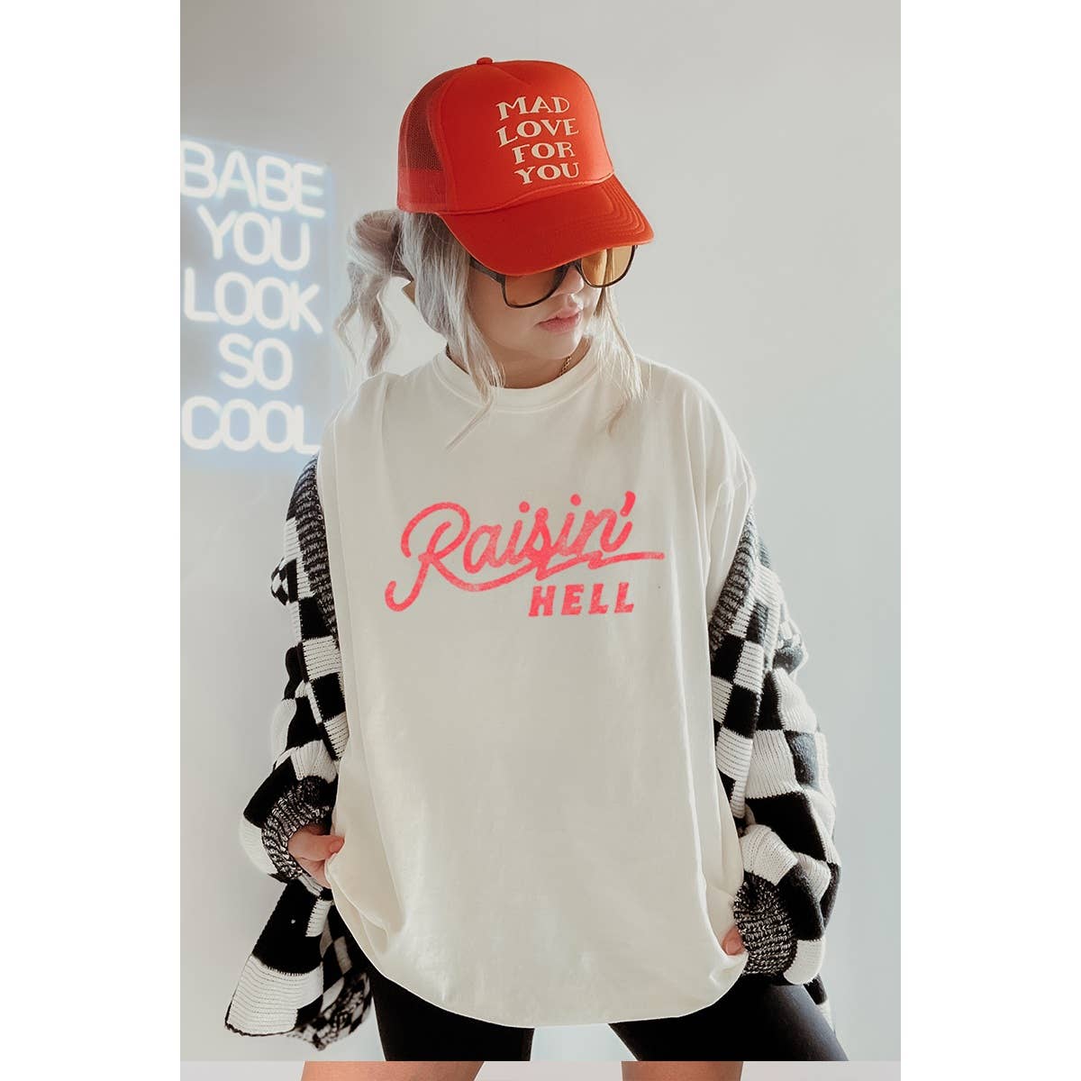 Mothers Day  Vintage Graphic Oversized Tee Hoodie, Sweatshirt | PodTeesHub.com