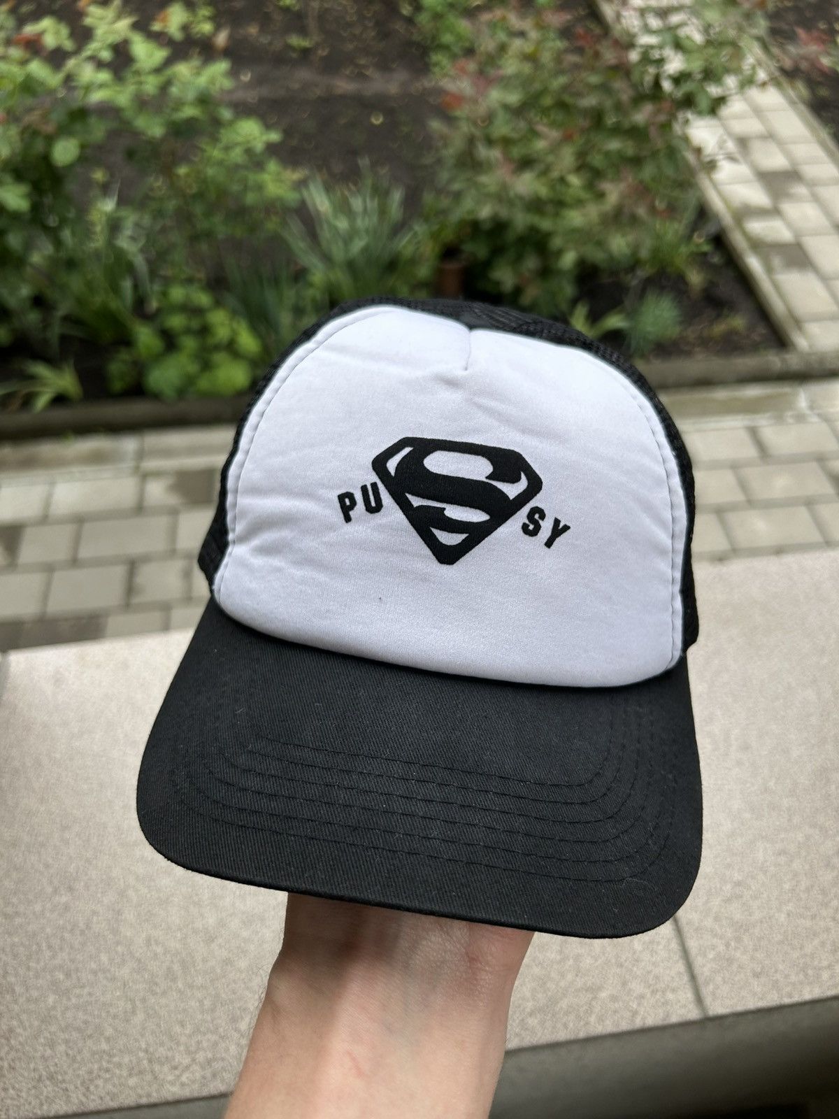 Vintage Y2k Pussy Superman Cap Humor T-Shirts, Hoodie, Sweatshirt | PodTeesHub.com