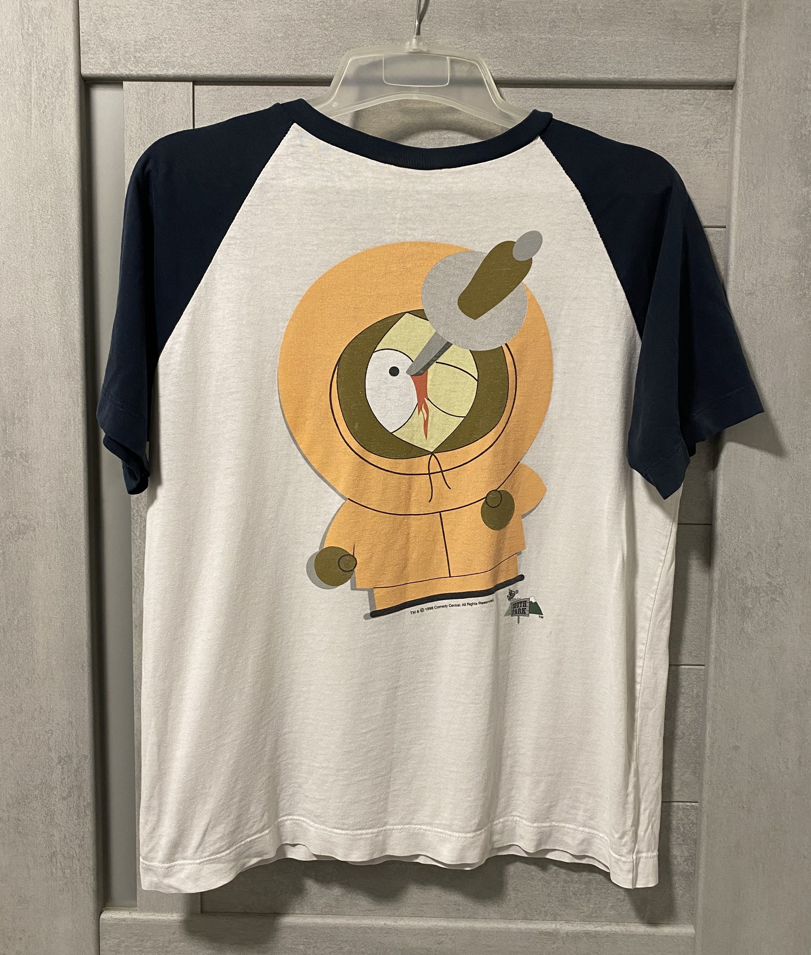 Vintage 1998 South Park Kenny Mccormick T Shirt Hoodie, Sweatshirt | PodTeesHub.com