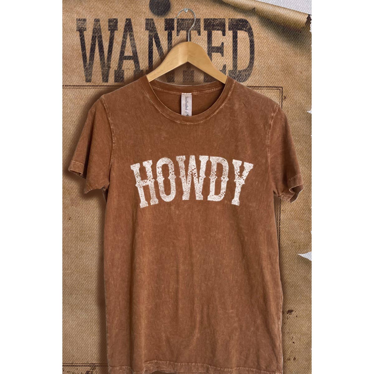Howdy Vintage  Mineral Wash  Graphic  Tee Hoodie, Sweatshirt | PodTeesHub.com