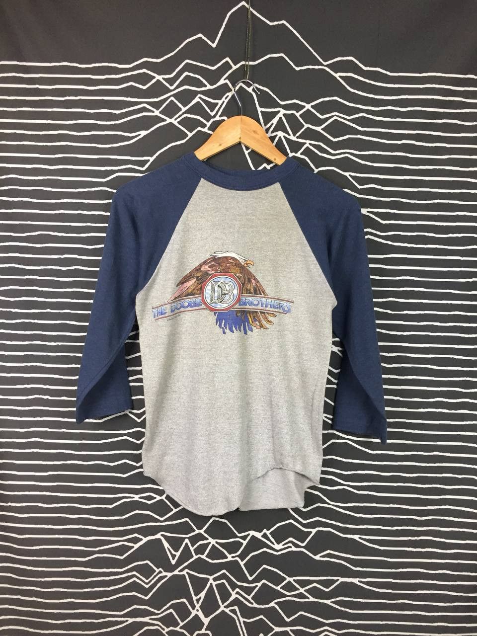 Band Tees Vtg 70s The Doobie Brothers Raglan Tee Hoodie, Sweatshirt | PodTeesHub.com