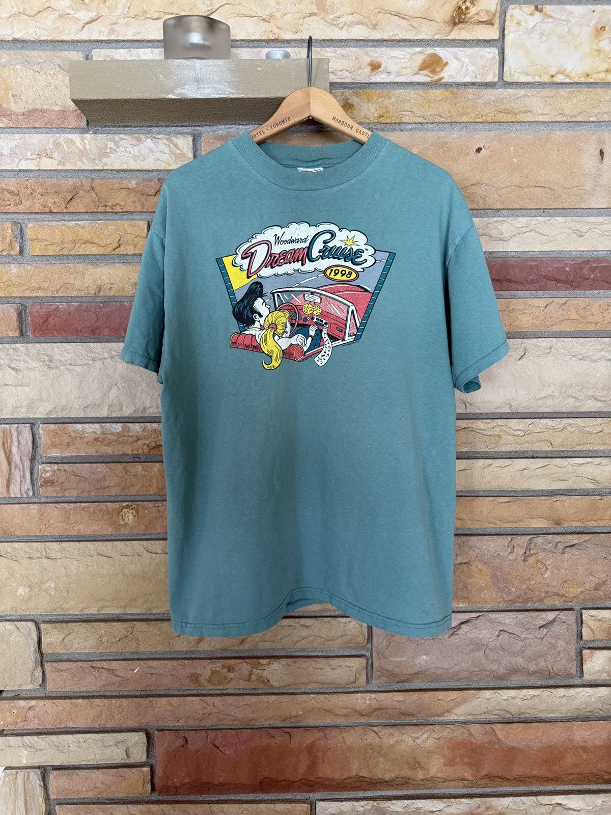 Vintage 90s Woodward Dream Cruise Faded Graphic Tee Hoodie, Sweatshirt | PodTeesHub.com