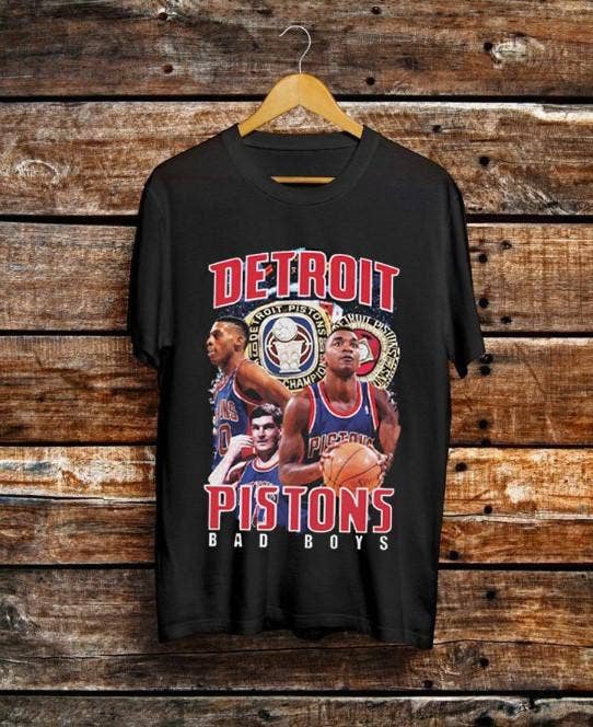 1989 Detroit Pistons Bad Boys Champions Basketball Fan Tee Hoodie, Sweatshirt | PodTeesHub.com