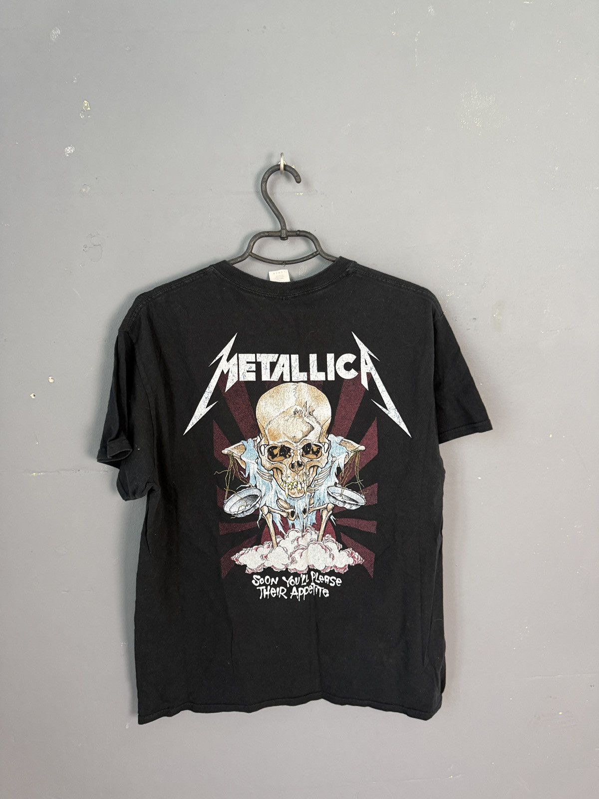 Metallica Vintage 00 S Metallica Shirt Double Logo Y2k T-Shirts, Hoodie, Sweatshirt