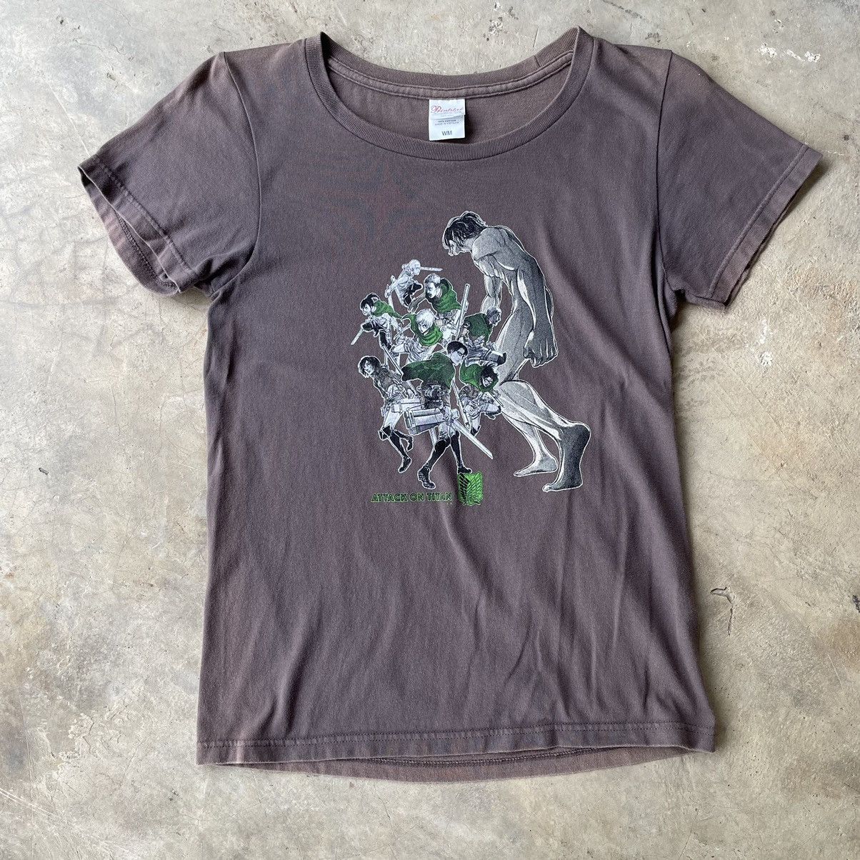 Anime Faded Attack On Titan Anime Manga Japanese Tee Shirt Hoodie, Sweatshirt | PodTeesHub.com