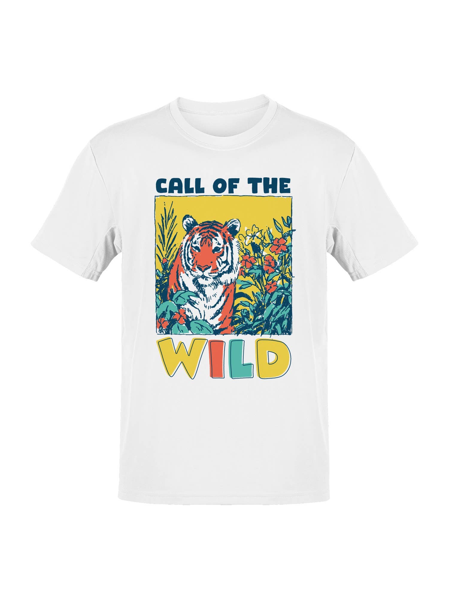 Call of the Wild Tiger Art Men's T-Shirt Hoodie, Sweatshirt | PodTeesHub.com