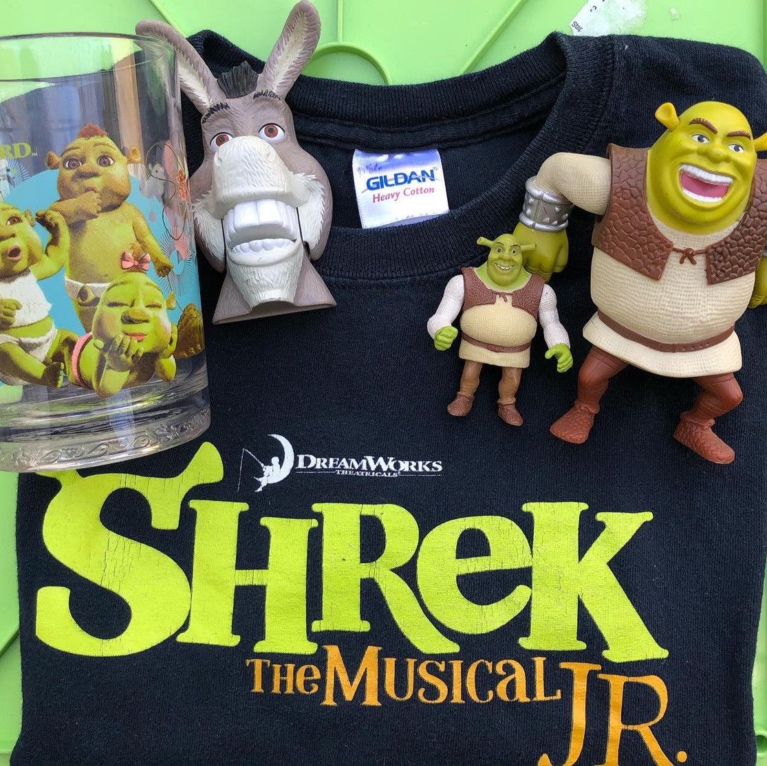 Vintage Shrek Jr Musical T Shirt Y2k Movie Tee Kidcore Dreamworks Hoodie, Sweatshirt | PodTeesHub.com