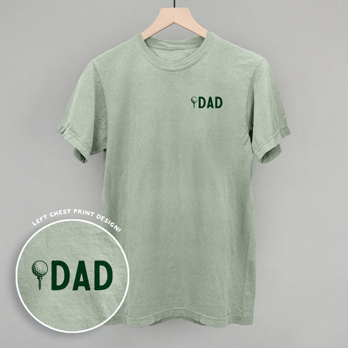 Dad (Golf Ball + Tee) Hoodie, Sweatshirt | PodTeesHub.com