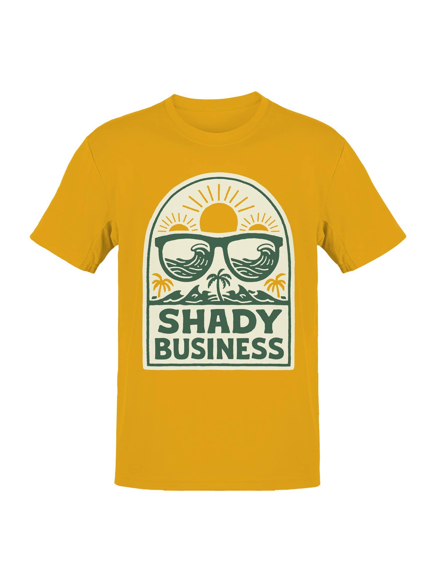 Shady Business Beach Theme Art Men's T-Shirt Hoodie, Sweatshirt | PodTeesHub.com