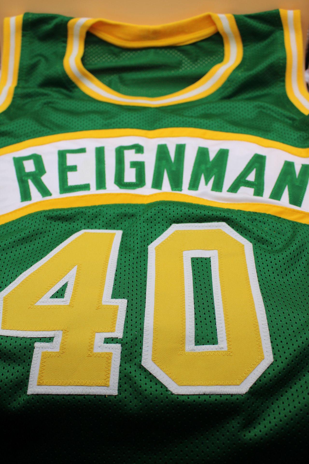 Vintage Seattle Super Sonics Reignman Signed W Coa T-Shirts, Hoodie, Sweatshirt