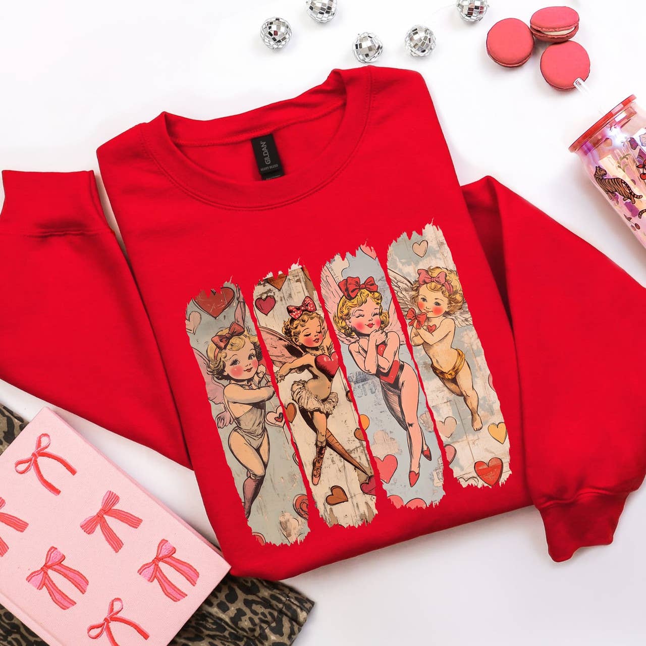 Vintage Cupids Sweatshirt T-Shirts, Hoodie | PodTeesHub.com