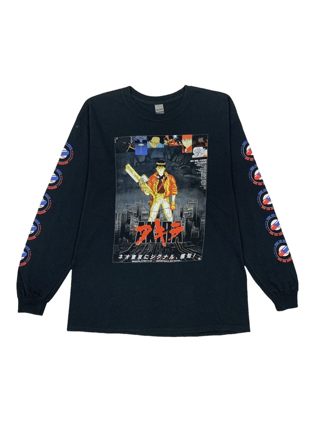 Akira Vintage Anime Movie Long Sleeve Shirt Hoodie, Sweatshirt | PodTeesHub.com