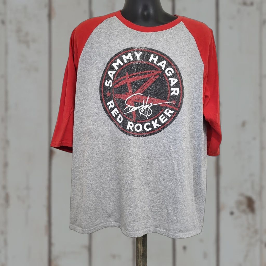 Gildan Sammy Hagar T Shirt Men Xl Red Rocker I Can T Drive 55 Baseball Raglan Shirt Mens Red Rocker Hoodie, Sweatshirt