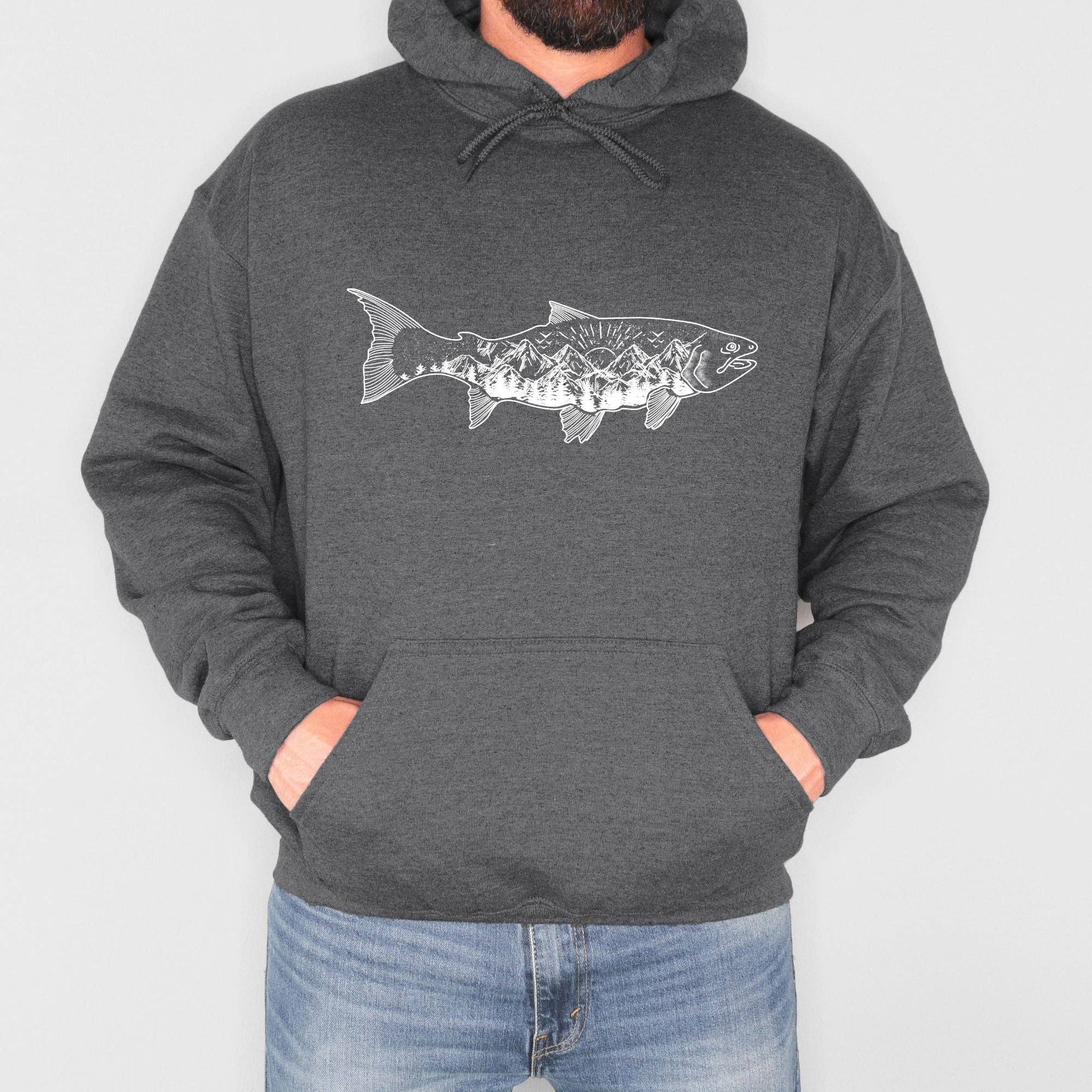 Fly Fishing Gildan Sweatshirt or Hoodie *Unisex Fit* T-Shirts | PodTeesHub.com
