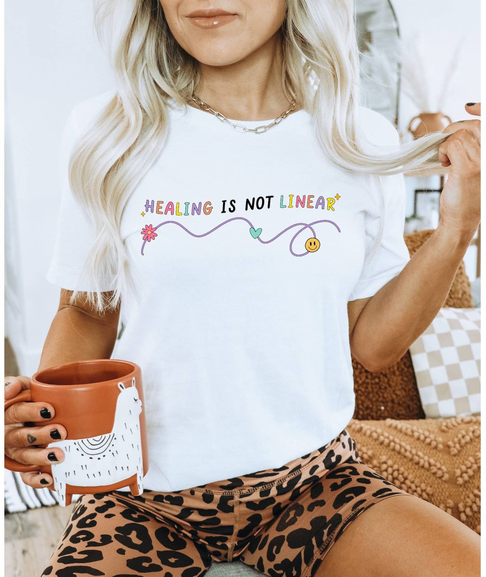 Healing Is Not Linear T-Shirt Hoodie, Sweatshirt | PodTeesHub.com