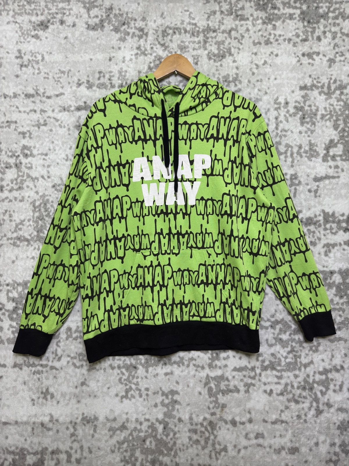 Japanese Brand Anap Way Green Full Logo T-Shirts, Hoodie, Sweatshirt