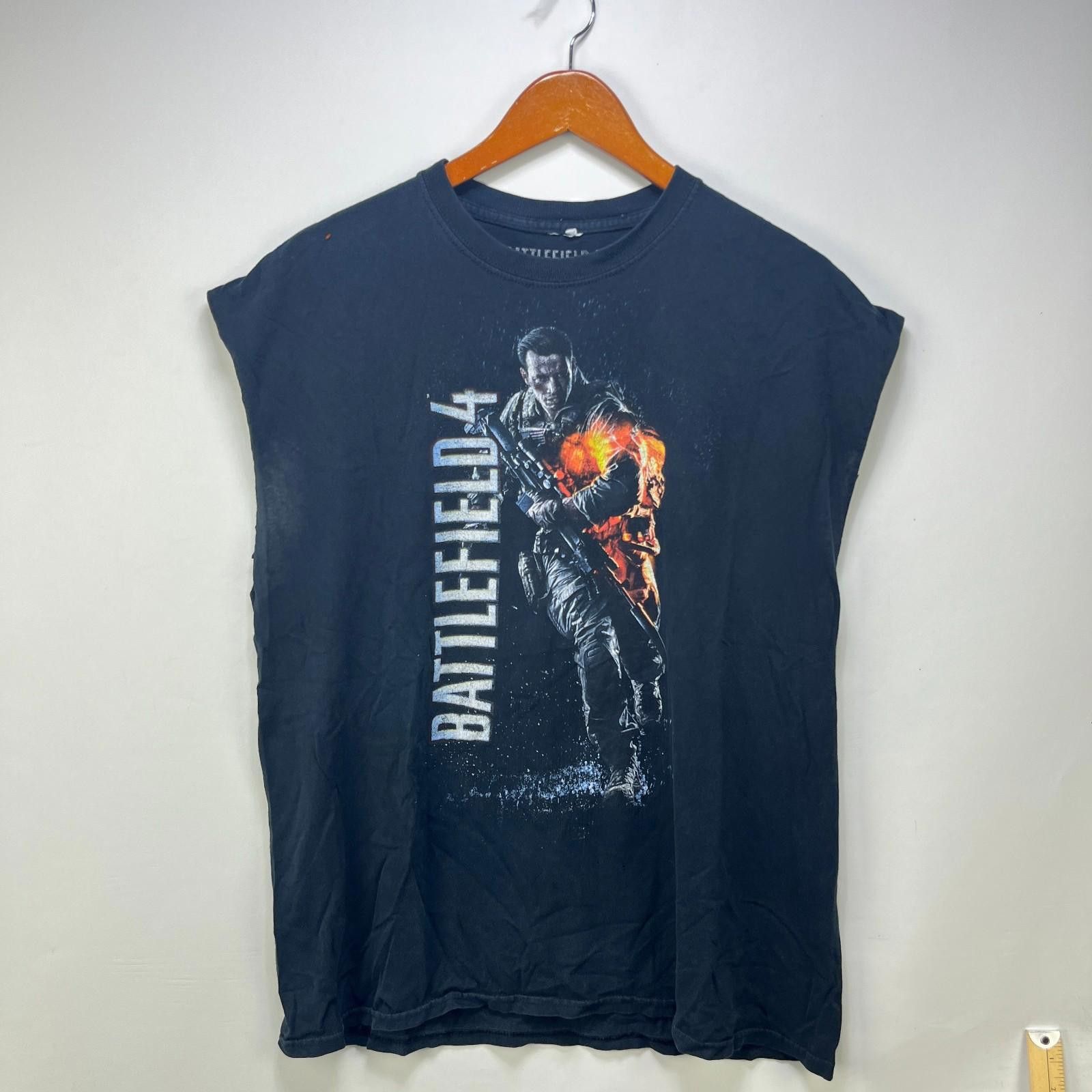 Liquid Blue Vintage Battlefield 4 Video Game T Shirt Xl Xbox Playstation Hoodie, Sweatshirt | PodTeesHub.com