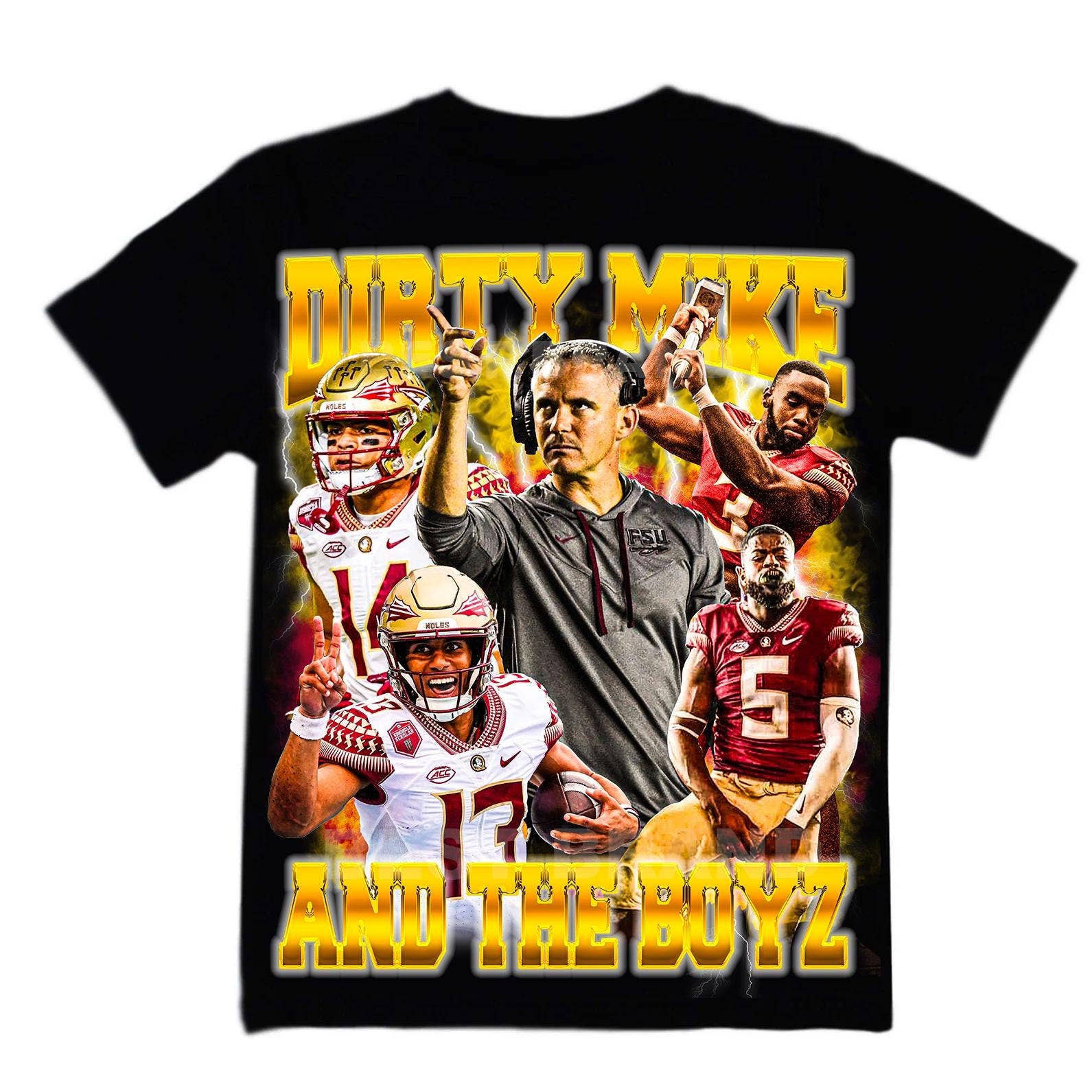 Seminoles Fsu 90s Rap Tee Printable Design For Artists Hoodie, Sweatshirt | PodTeesHub.com