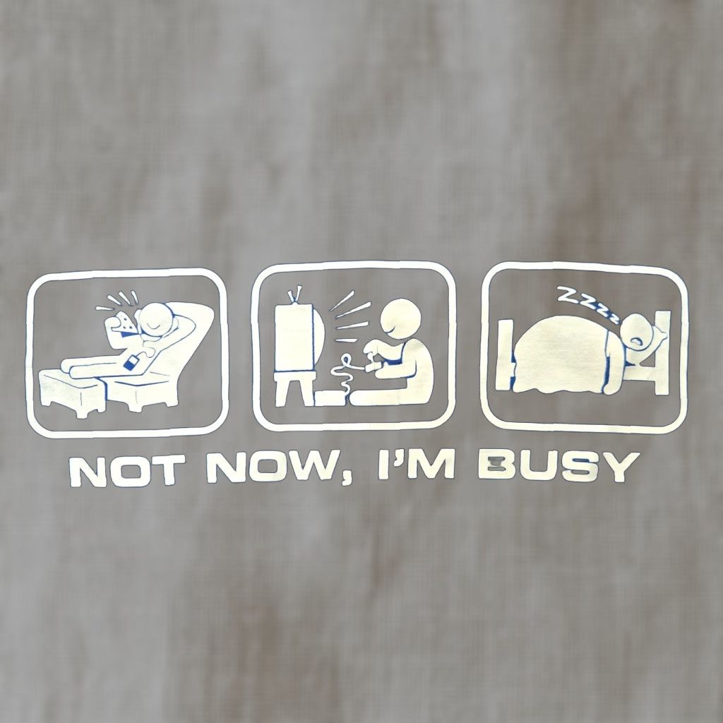 Etro Not Now I M Busy Retro Blue Shirt S 3xl Xxxl Shirt Blue 90s Not Now I T-Shirts, Hoodie, Sweatshirt