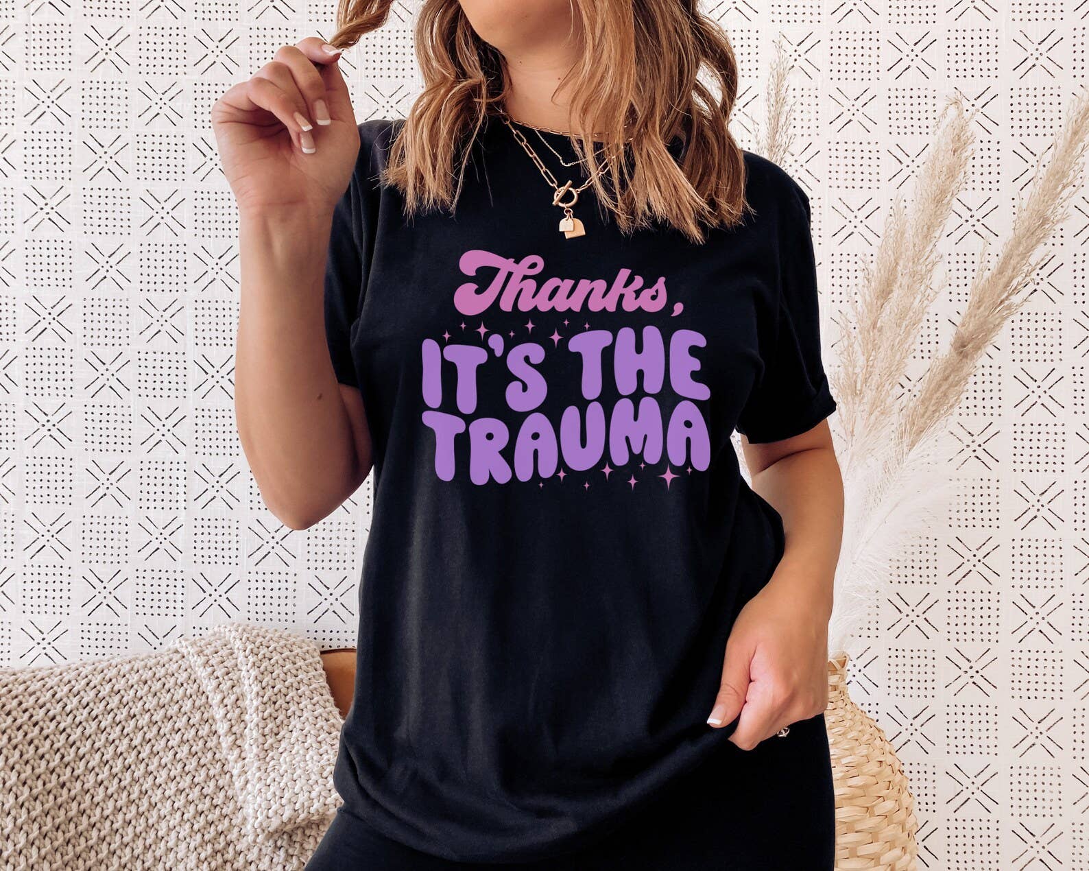 Thanks It's the Trauma T-Shirt Hoodie, Sweatshirt | PodTeesHub.com