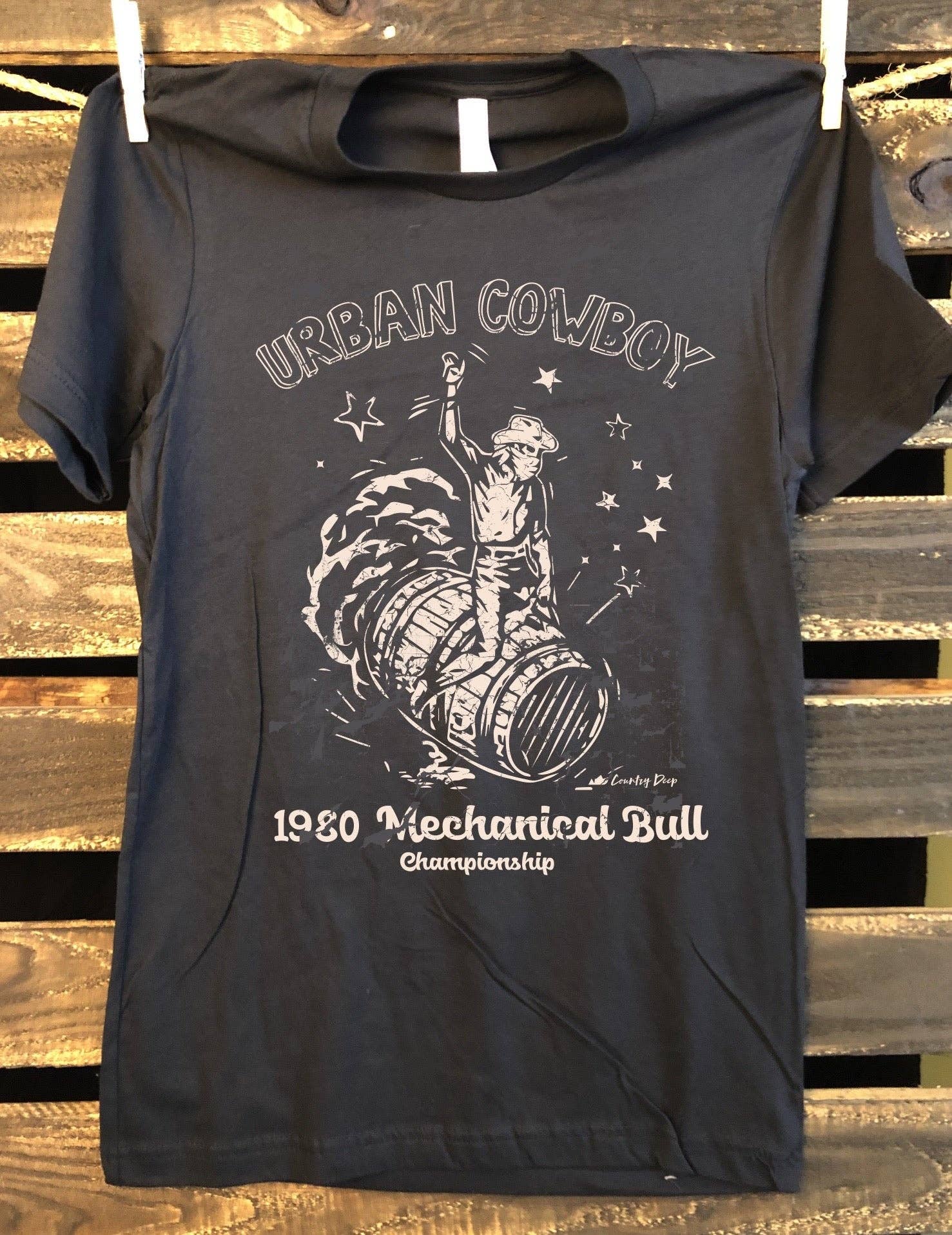 Urban Cowboy 1980's Mechanical Bull Unisex T Shirt Hoodie, Sweatshirt | PodTeesHub.com