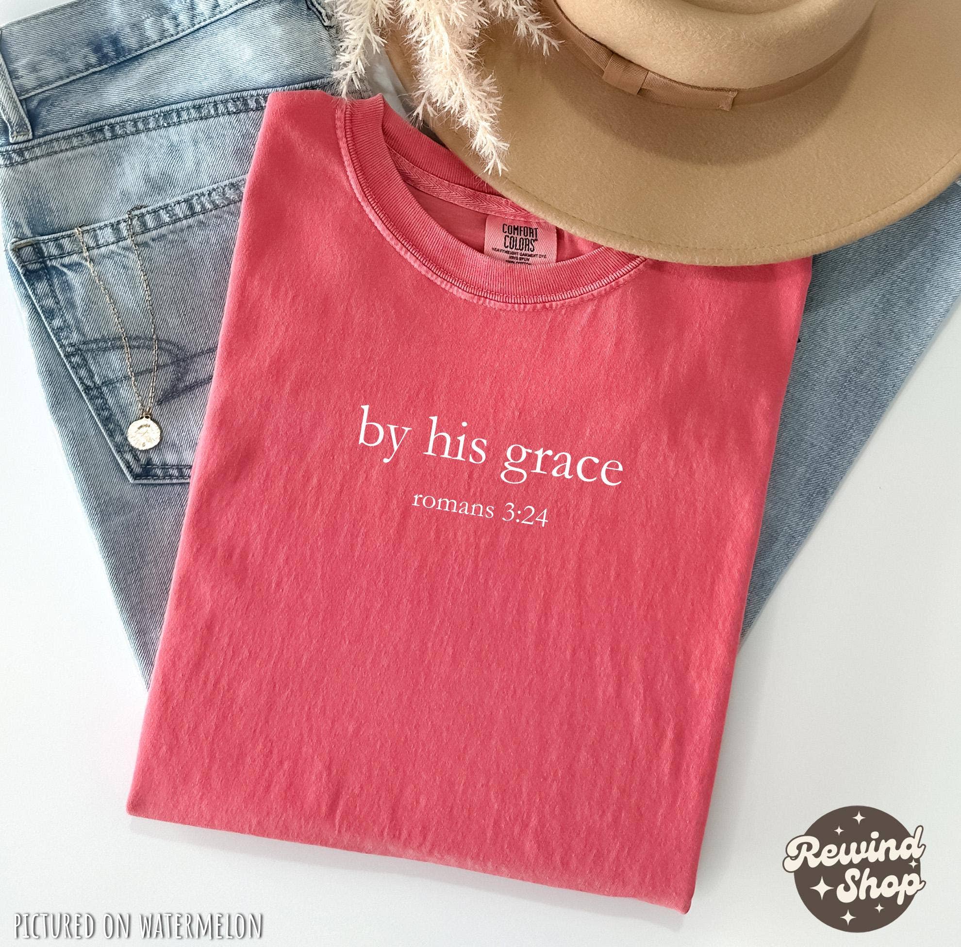 Graceful Bible Verse Christian Apparel Shirt Hoodie, Sweatshirt | PodTeesHub.com