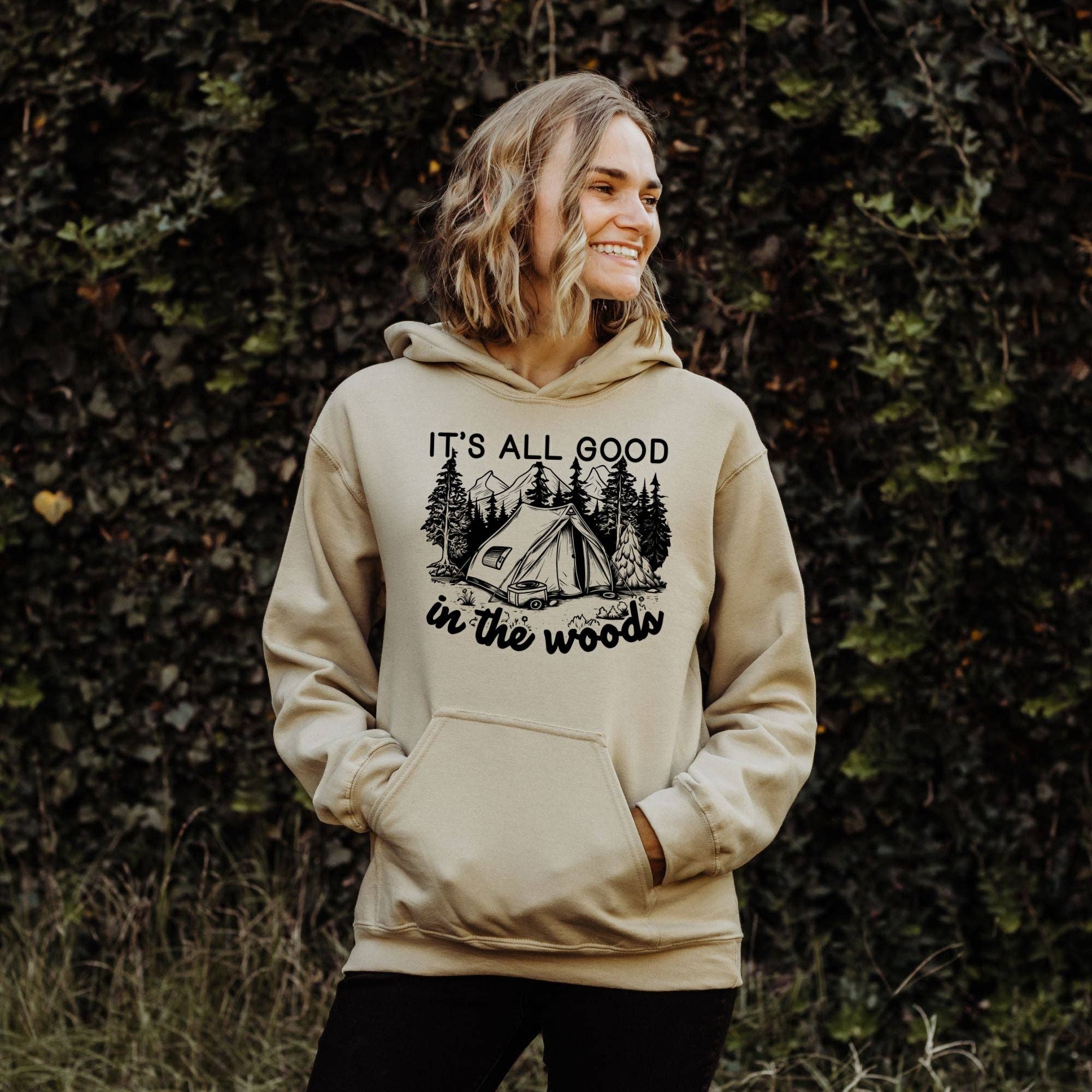 All Good in the Woods Unisex Crewneck/Hoodie Sweatshirt T-Shirts | PodTeesHub.com