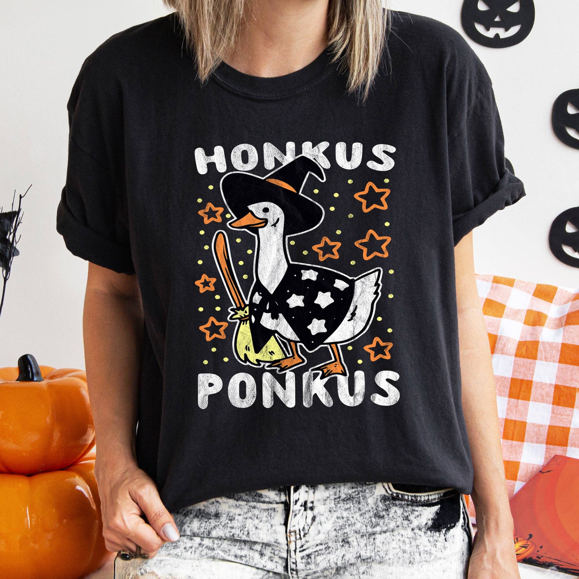 Honkus Ponkus Retro Halloween T-Shirt Hoodie, Sweatshirt | PodTeesHub.com