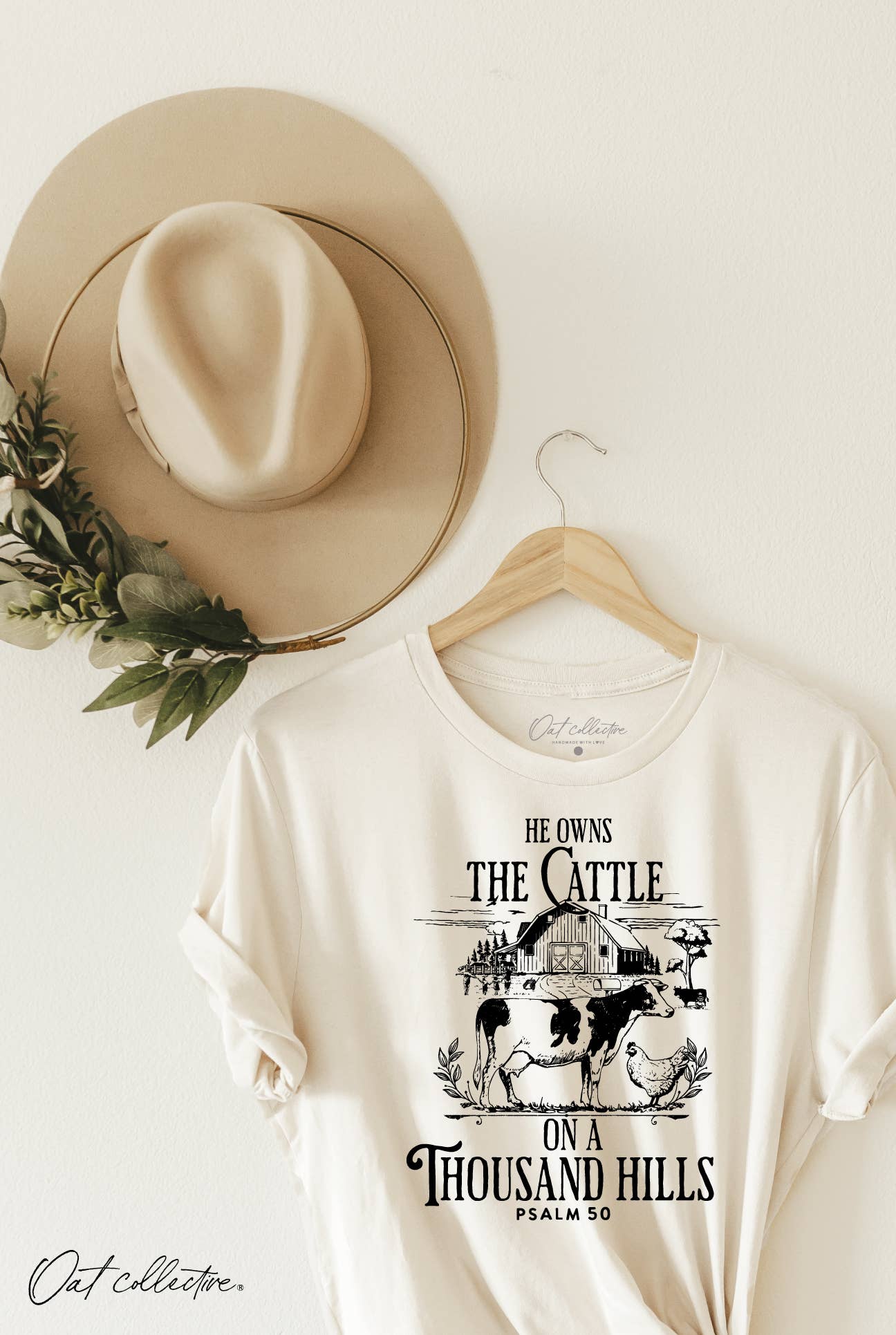 He Owns the Cattle  Graphic T-Shirt Hoodie, Sweatshirt | PodTeesHub.com
