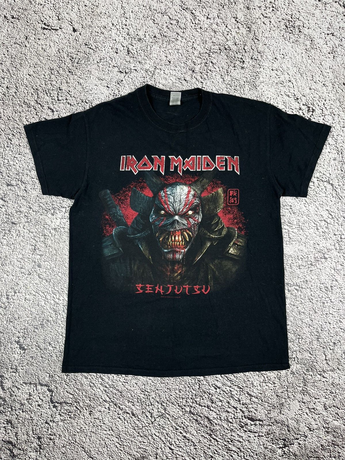Band Tees Vintage Y2k Iron Maiden Rock Big Logo Tee Size M Hoodie, Sweatshirt | PodTeesHub.com